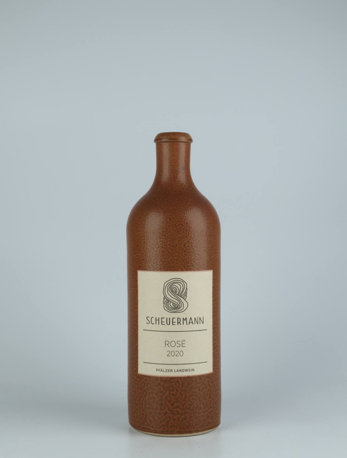 A bottle 2020 Rosé Trocken Rosé from Weingut Scheuermann, Pfalz in Germany