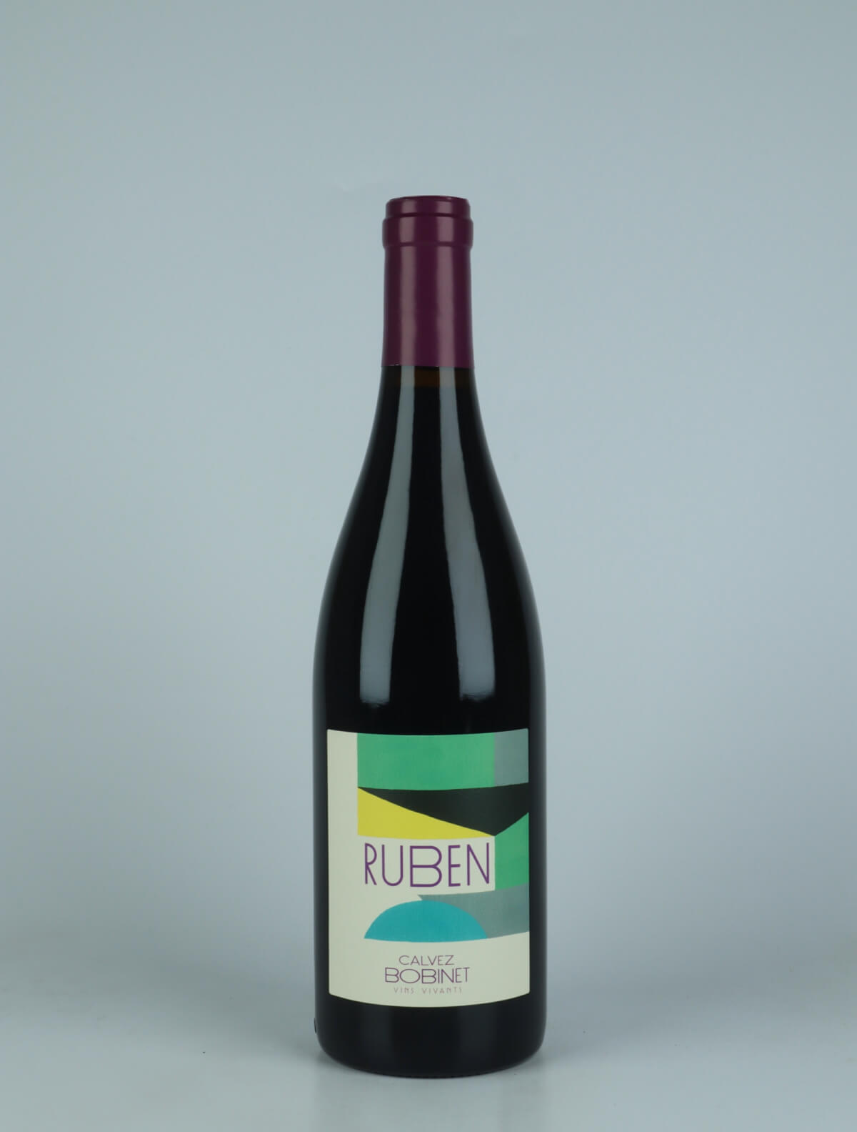 A bottle 2020 Ruben Red wine from Domaine Bobinet, Loire in France
