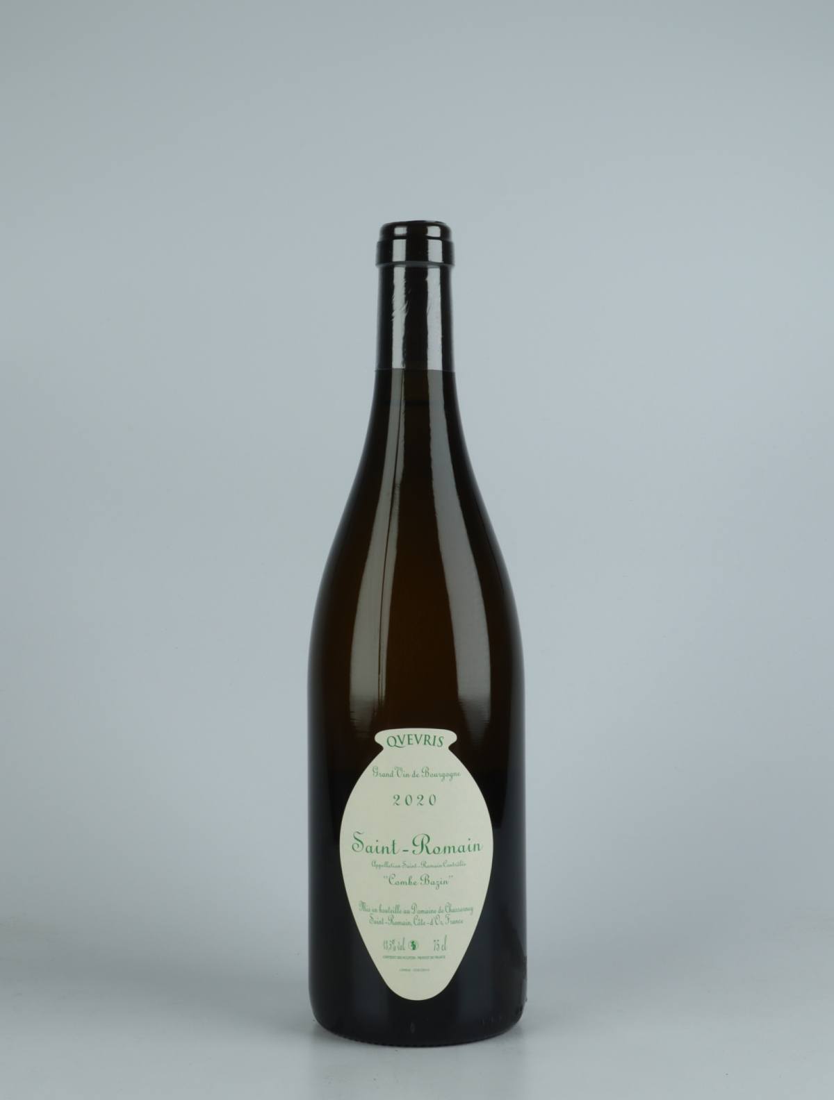 En flaske 2020 Saint Romain Blanc - Combe Bazin - Qvevris Hvidvin fra Domaine de Chassorney, Bourgogne i Frankrig