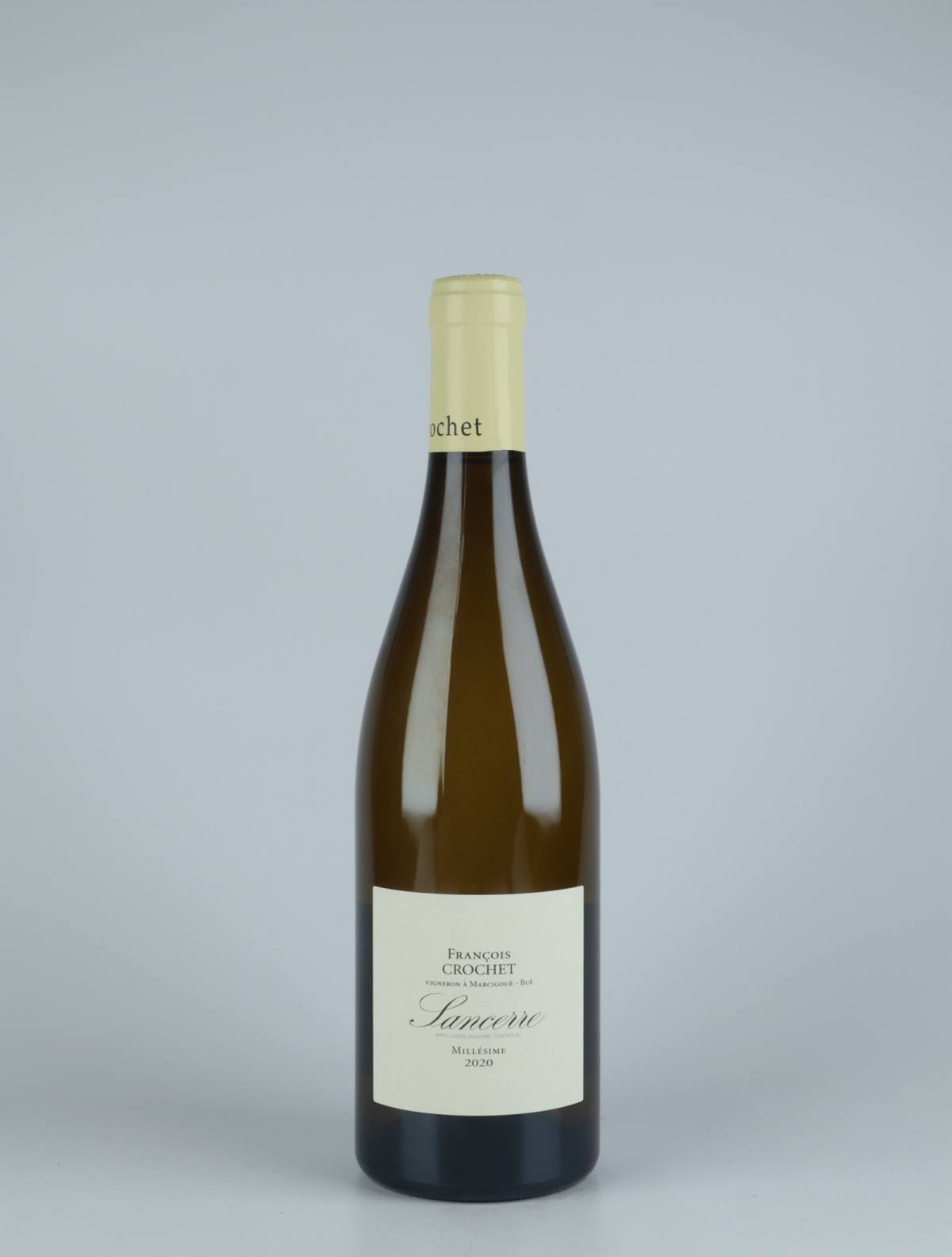 A bottle 2020 Sancerre White wine from François Crochet, Loire in France
