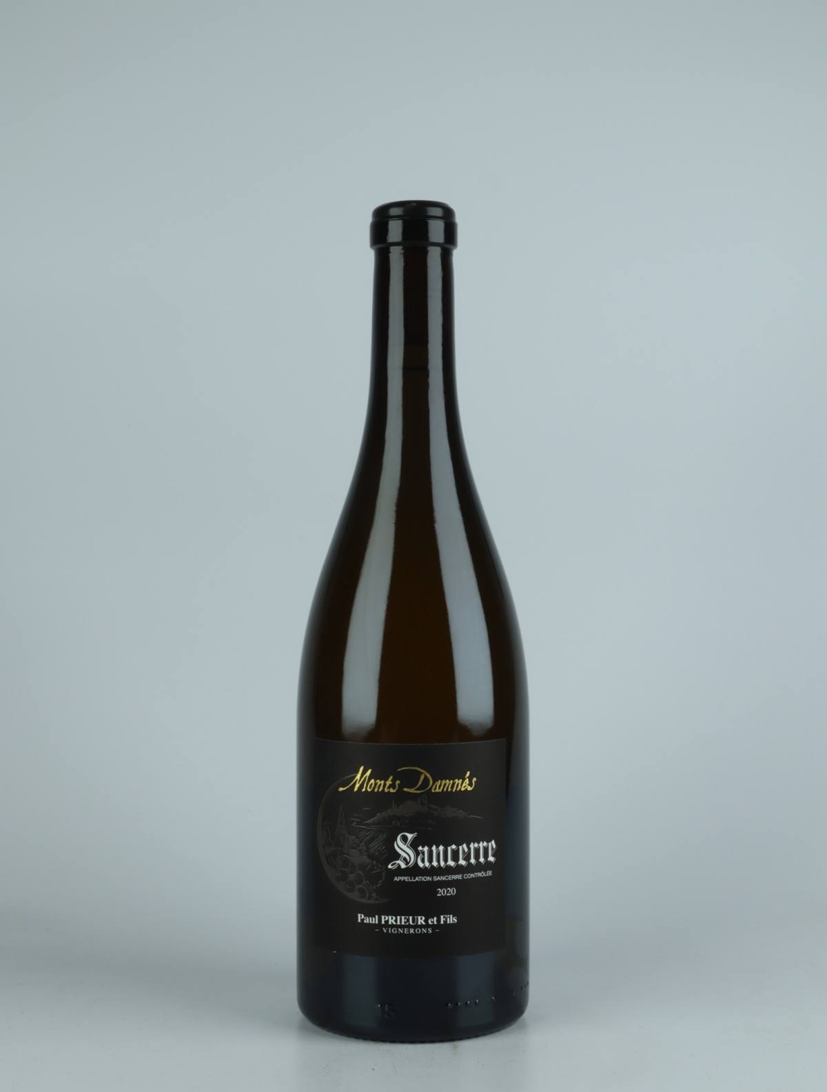 A bottle 2020 Sancerre - Les Monts Damnés White wine from Paul Prieur et Fils, Loire in France