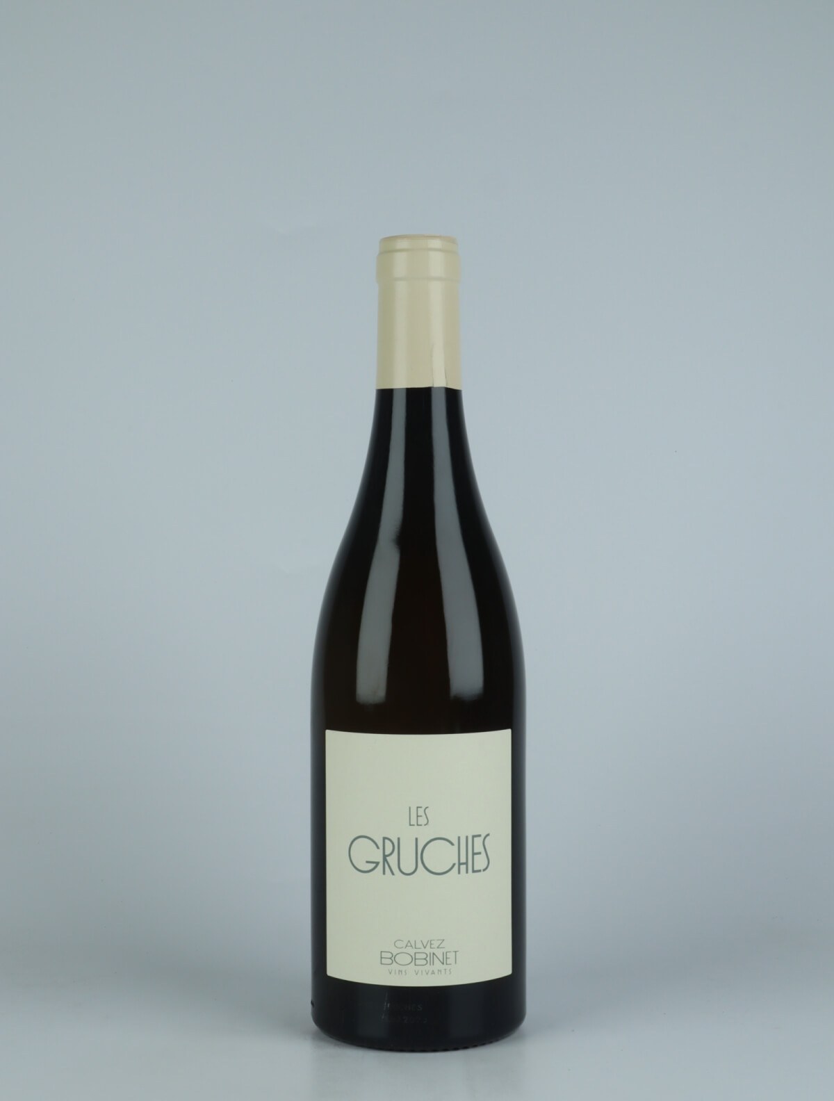 A bottle 2020 Saumur Blanc - Les Gruches White wine from Domaine Bobinet, Loire in France