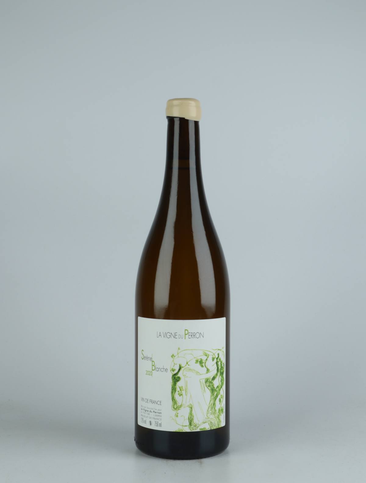 A bottle 2020 Sérène Blanche White wine from Domaine du Perron, Bugey in France
