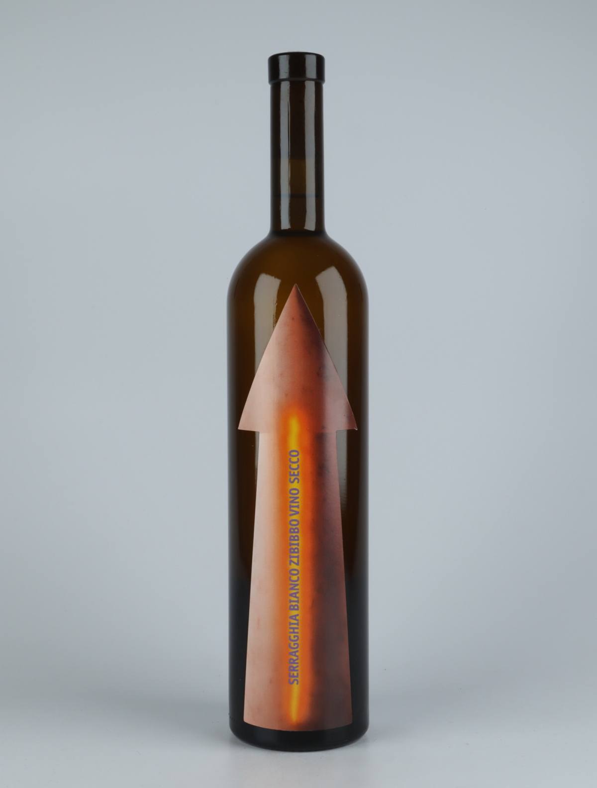 A bottle 2020 Serragghia Bianco Orange wine from Gabrio Bini, Sicily in Italy