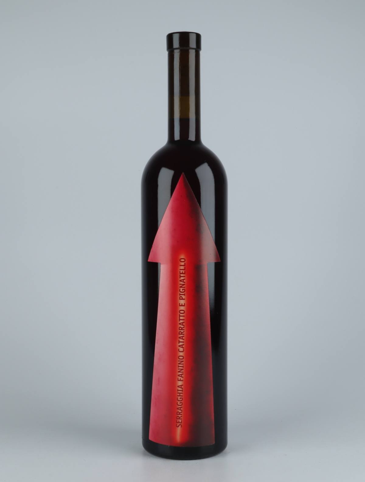 A bottle 2020 Serragghia Fanino Red wine from Gabrio Bini, Sicily in Italy