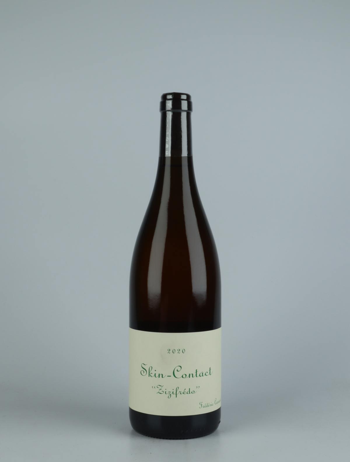 En flaske 2020 Skin-Contact - Zizifrédo Orange vin fra Frédéric Cossard, Bourgogne i Frankrig