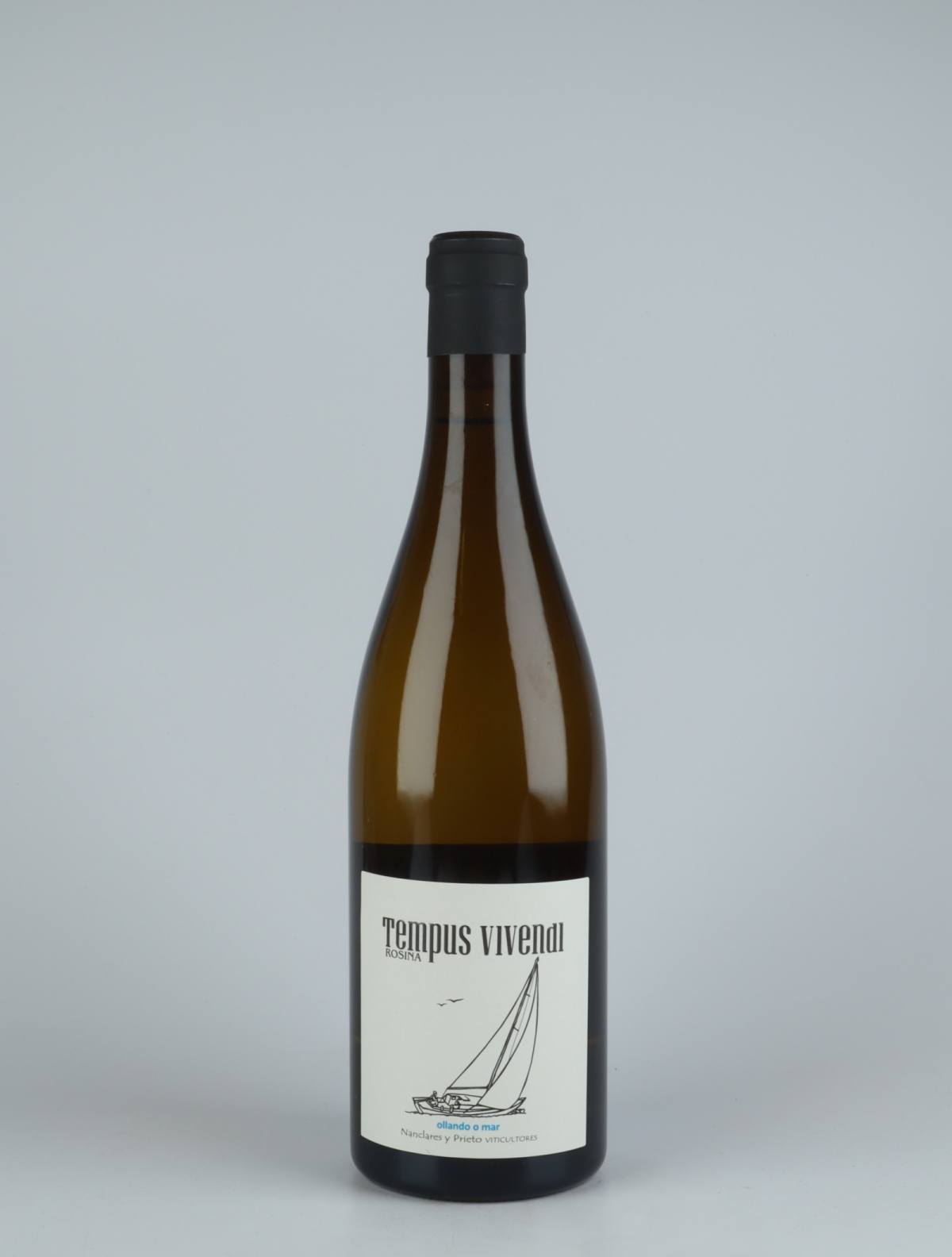 A bottle 2020 Tempus Vivendi White wine from Alberto Nanclares, Rias Baixas in Spain