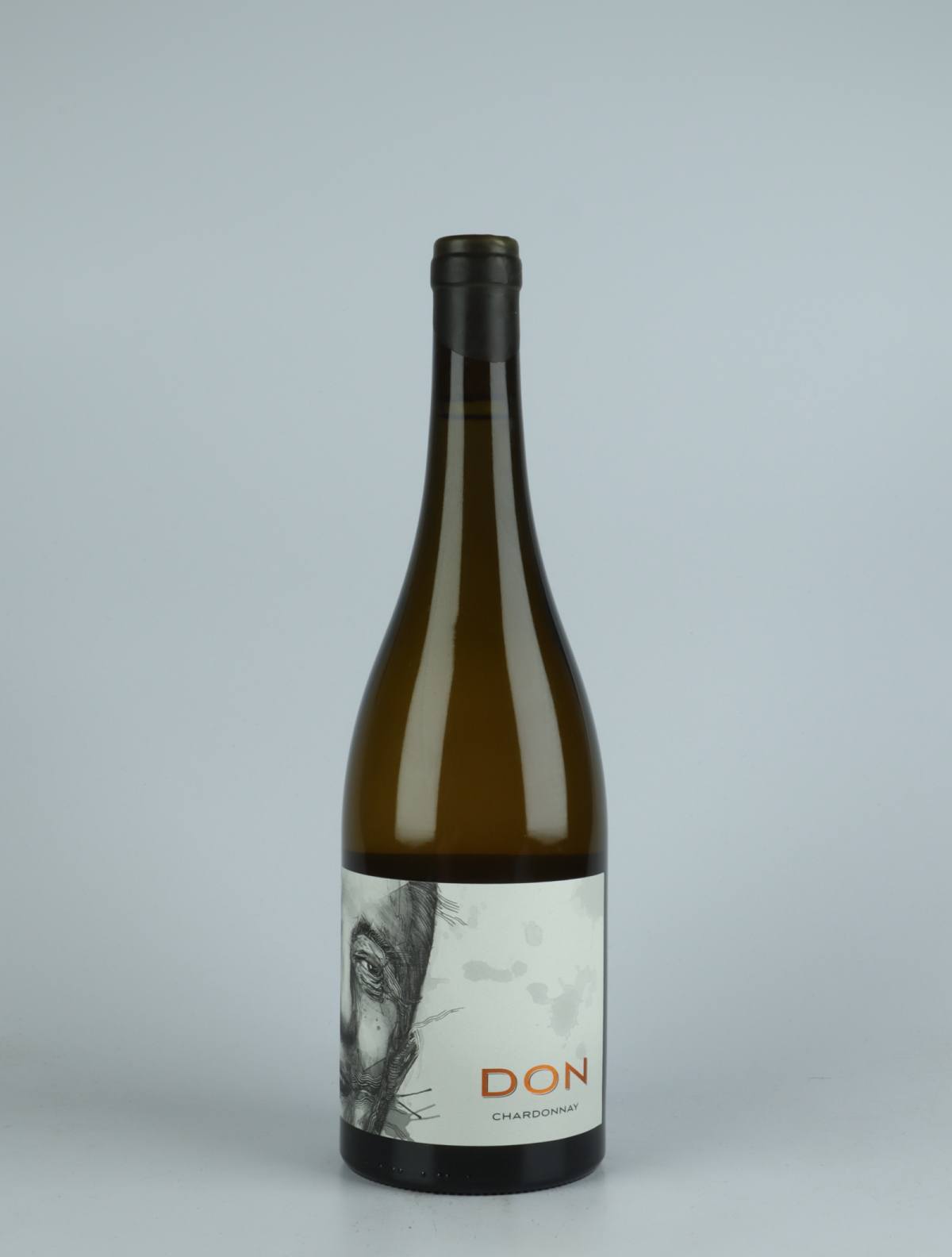 En flaske 2020 Top Block Chardonnay Hvidvin fra Don, Nelson i New Zealand