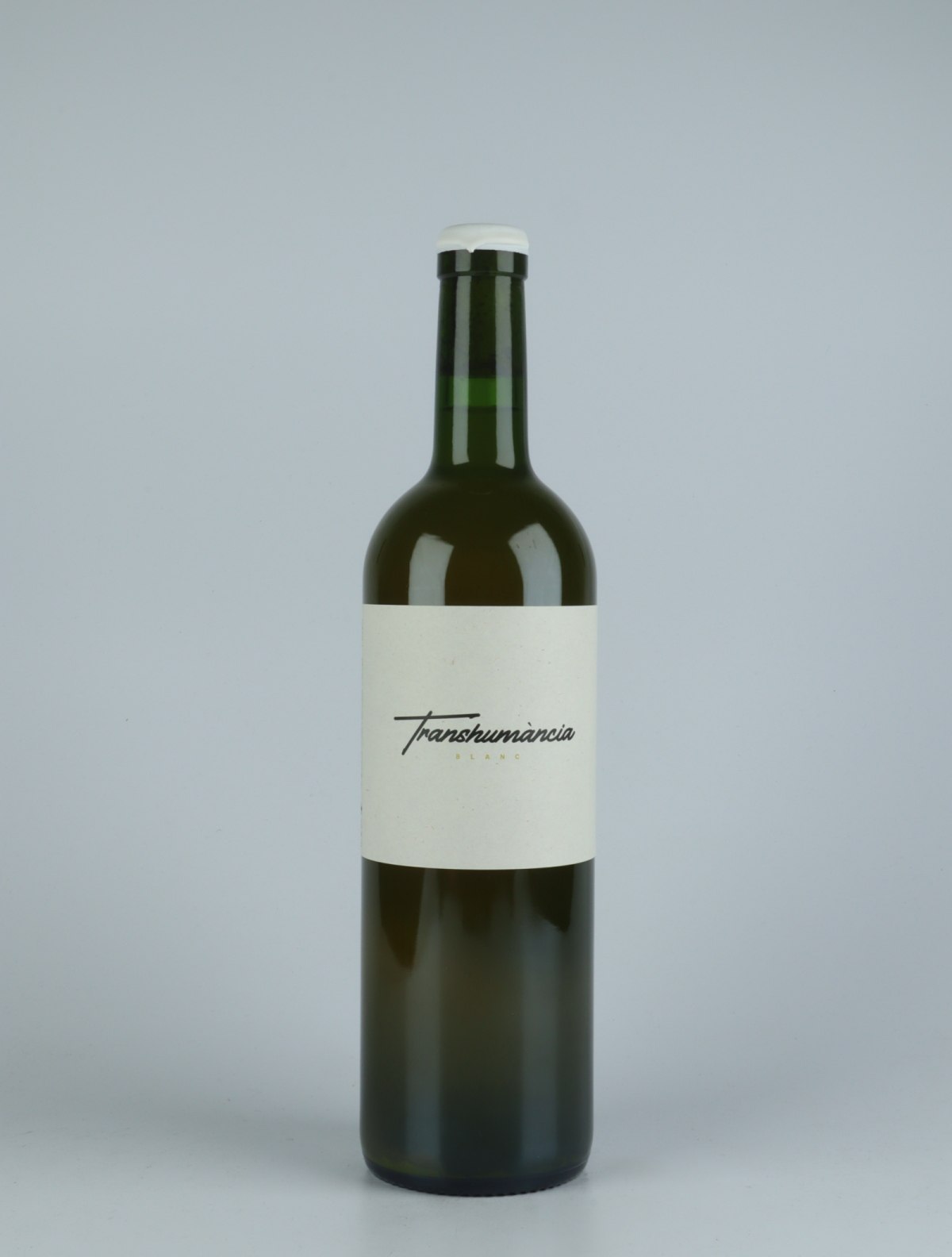 A bottle 2020 Transhumància Blanc Orange wine from Domaine Cotzé, Pyrenees in France