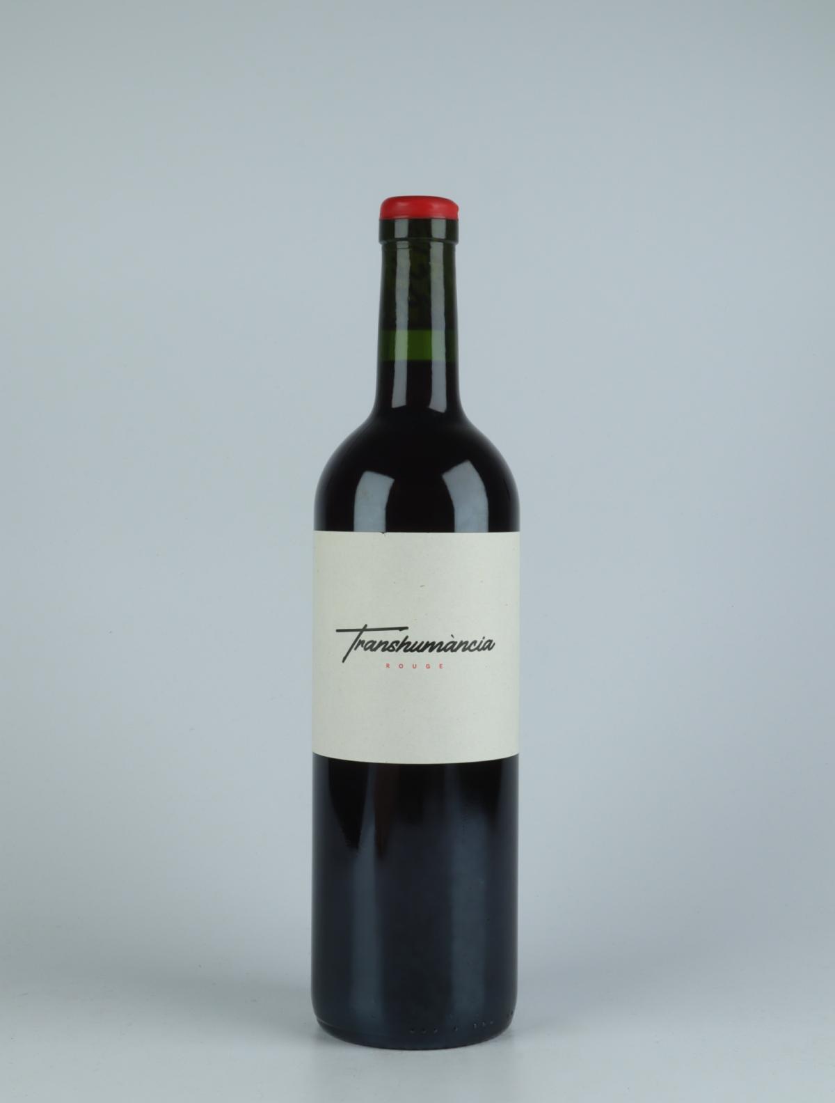 A bottle 2020 Transhumància Rouge Red wine from Domaine Cotzé, Pyrenees in France