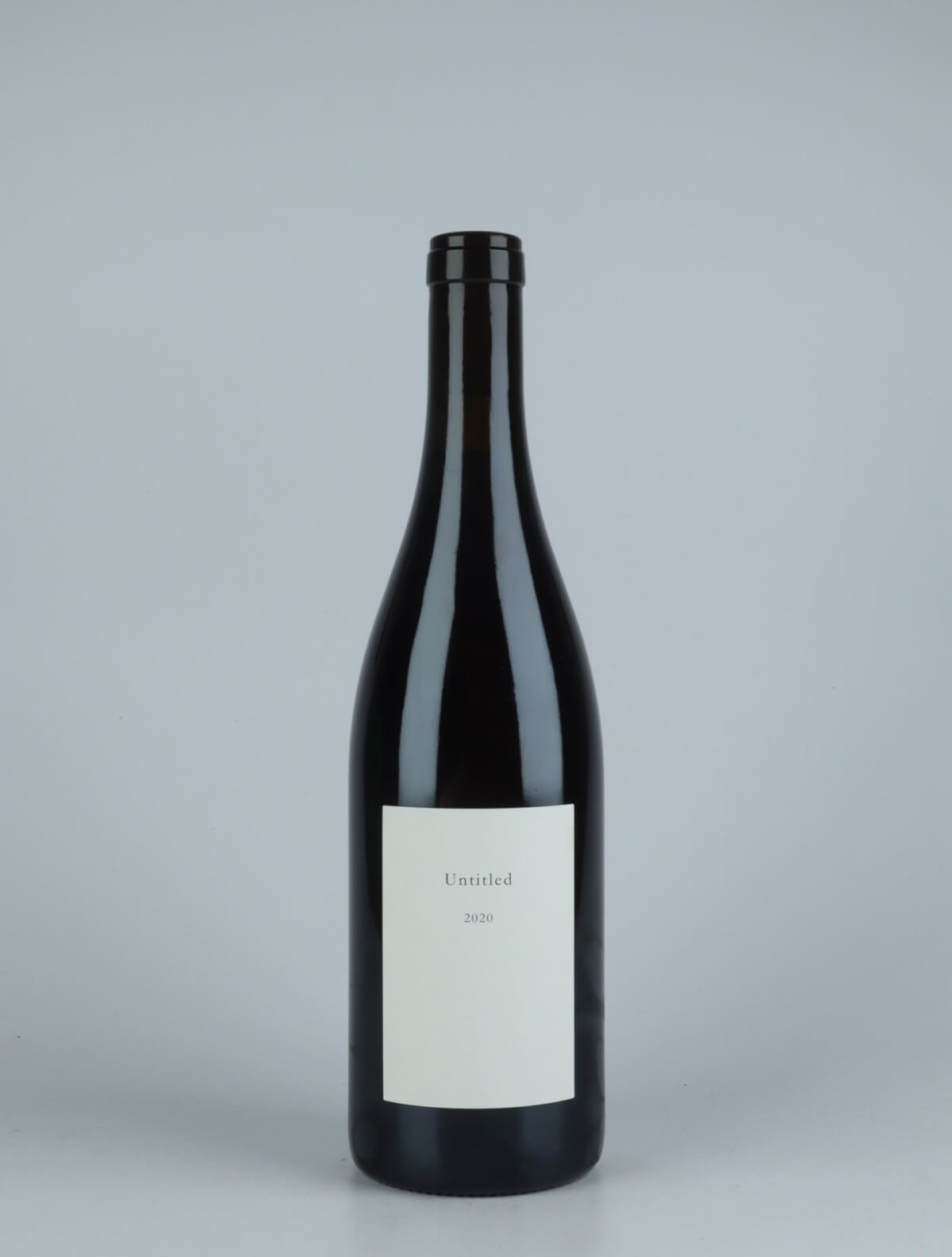 A bottle 2020 Untitled Red wine from Les Frères Soulier, Rhône in France