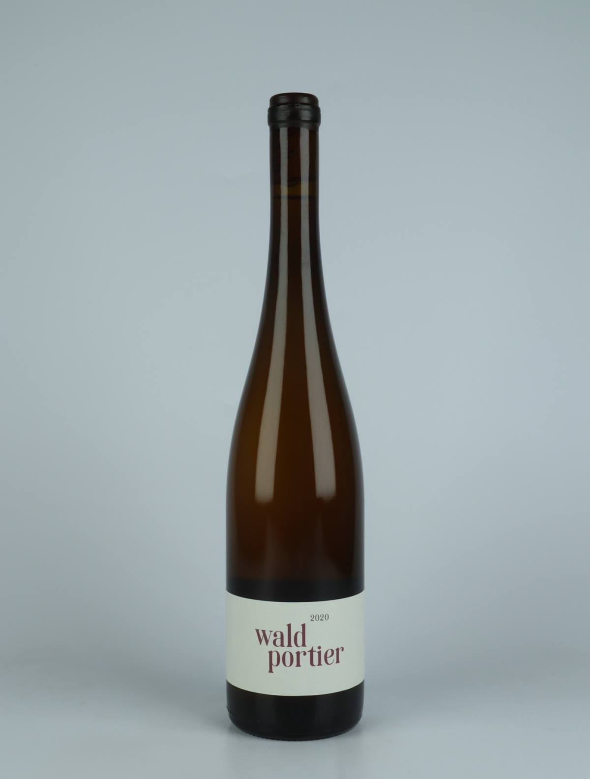 A bottle 2020 Waldportier White wine from Jakob Tennstedt, Mosel in Germany