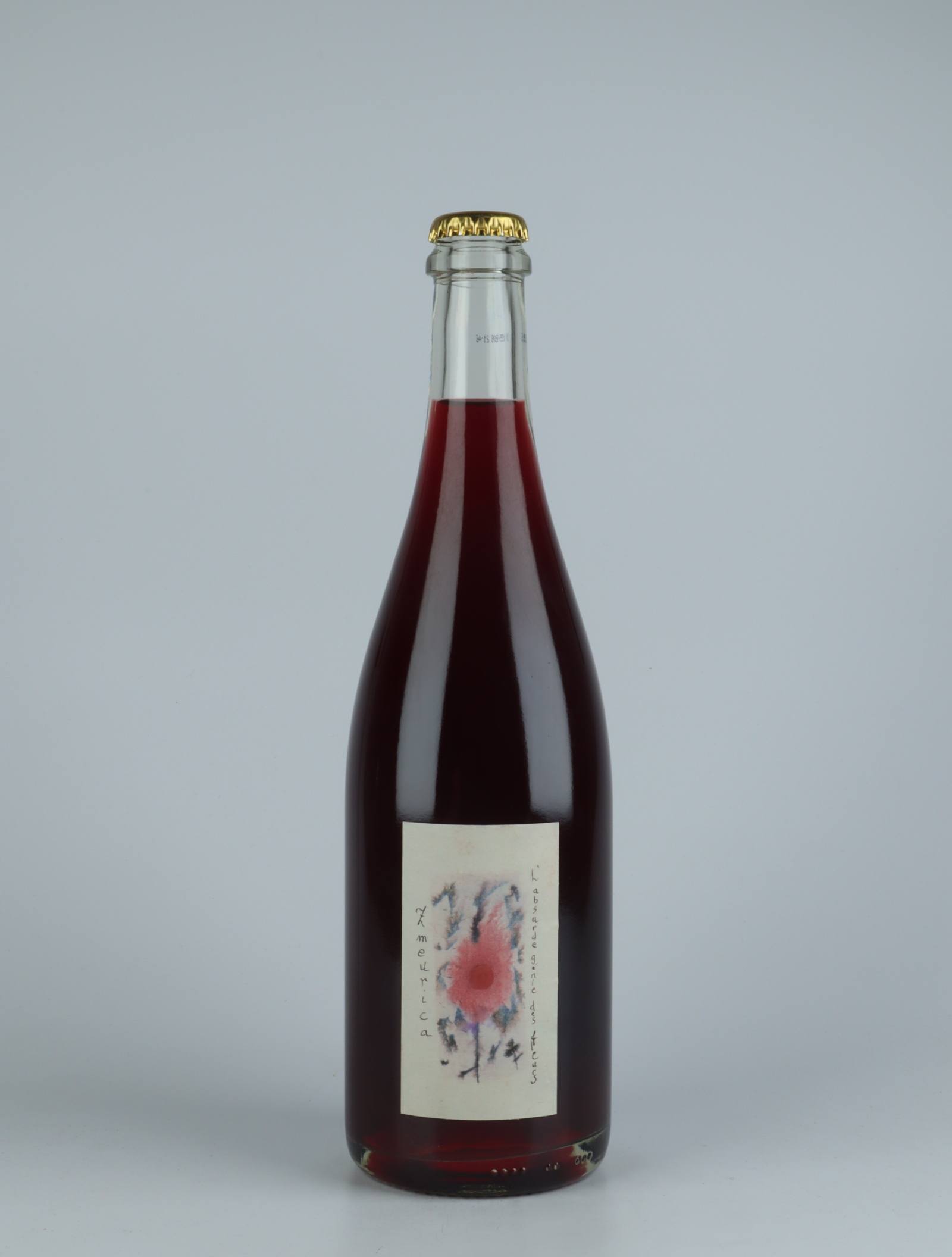 A bottle 2020 Zmeurica Red wine from Absurde Génie des Fleurs, Languedoc in France