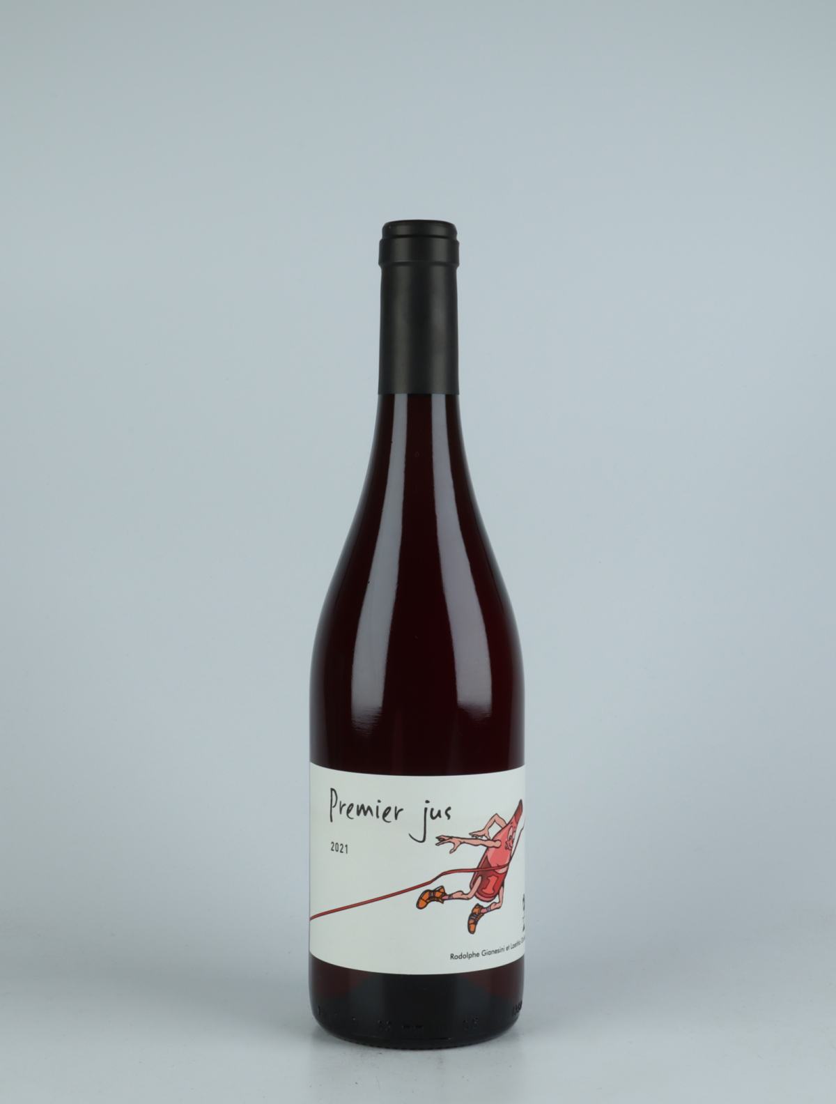 En flaske 2021 1er Jus Rødvin fra Fond Cyprès, Languedoc i Frankrig