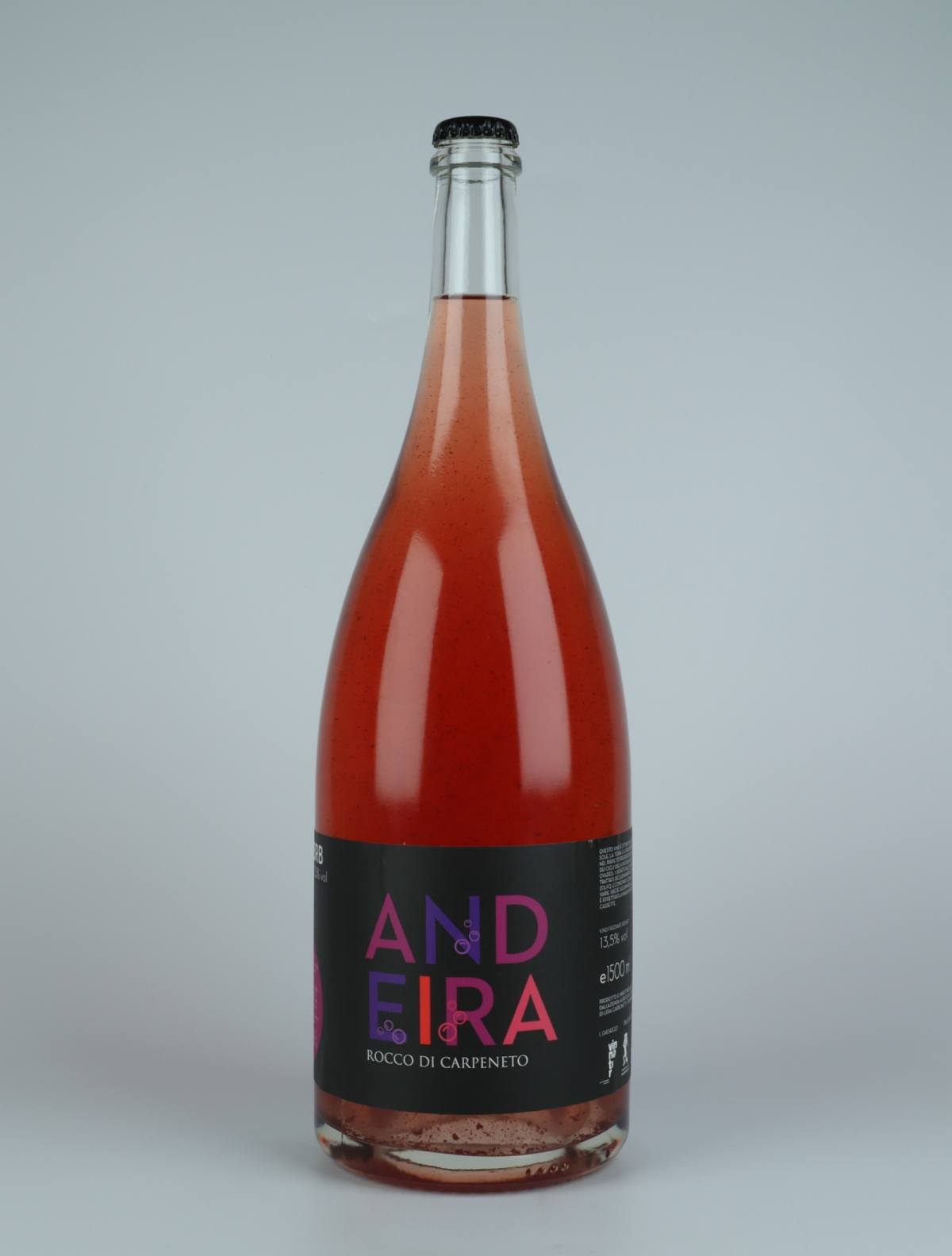 A bottle 2021 Andeira Sparkling from Rocco di Carpeneto, Piedmont in Italy