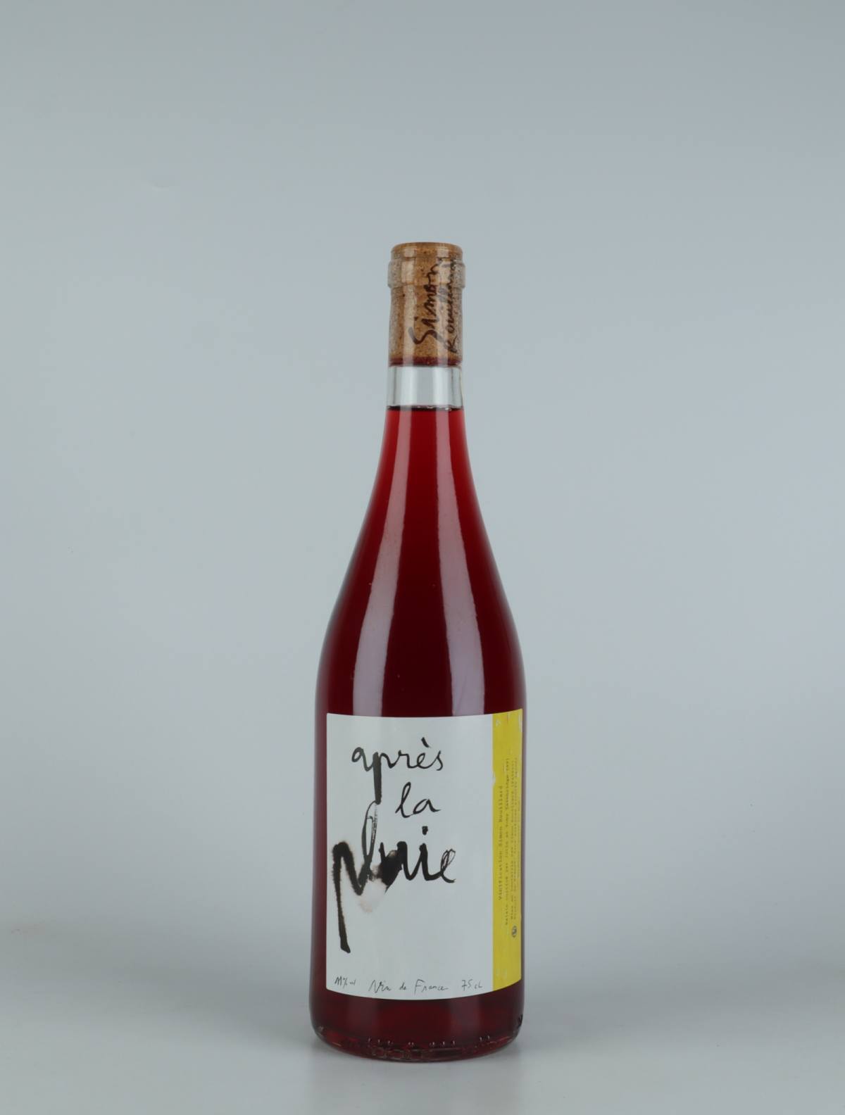 A bottle 2021 Après la pluie Red wine from Simon Rouillard, Loire in France