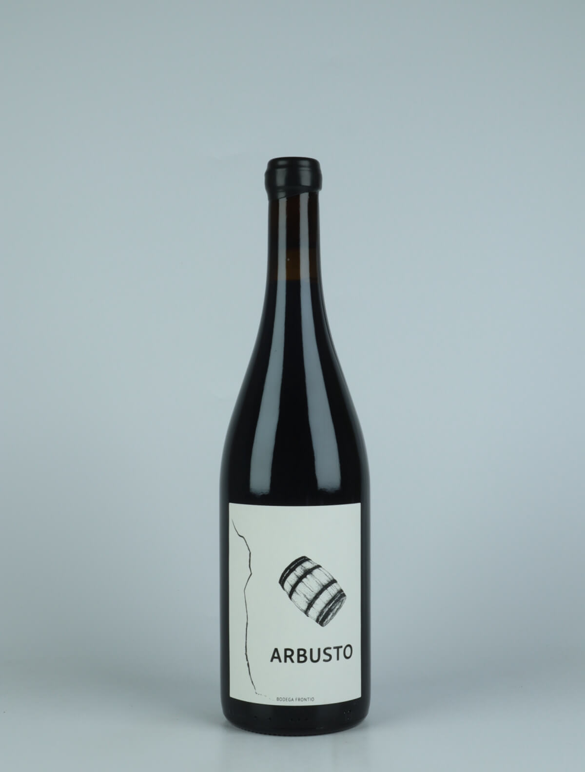 A bottle 2021 Arbusto Red wine from Bodega Frontio, Arribes in Spain