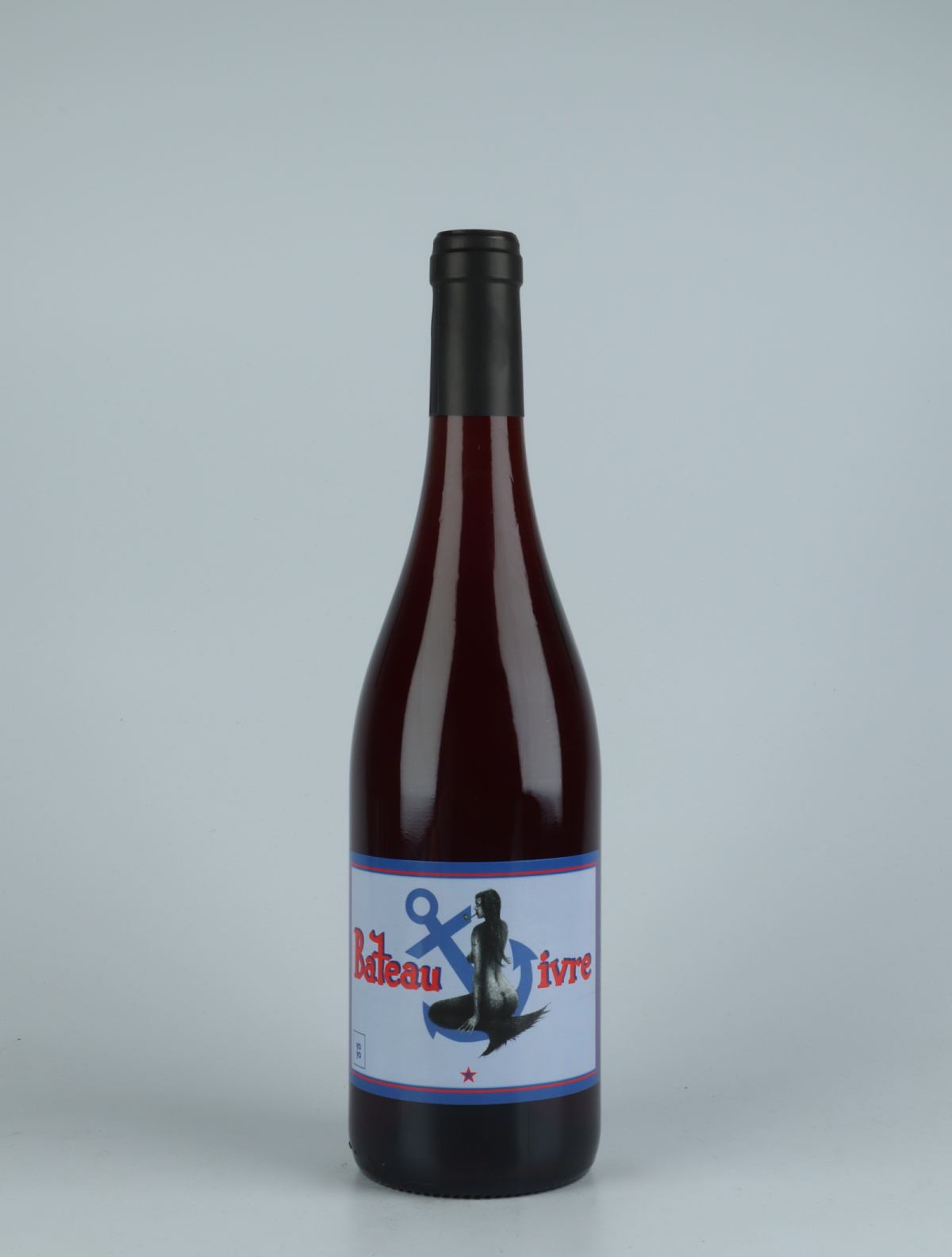 En flaske 2021 Bateau Ivre Primeur Rødvin fra Domaine Yoyo, Rousillon i Frankrig