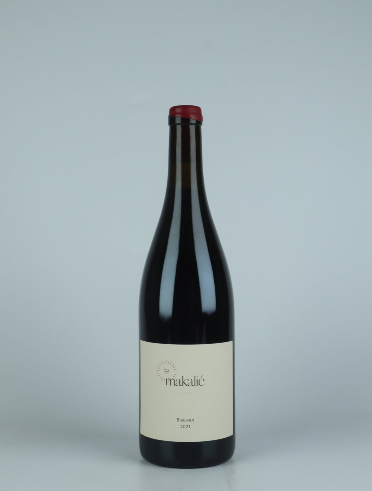 A bottle 2021 Bleuwen Red wine from Makalié, Baden in Germany
