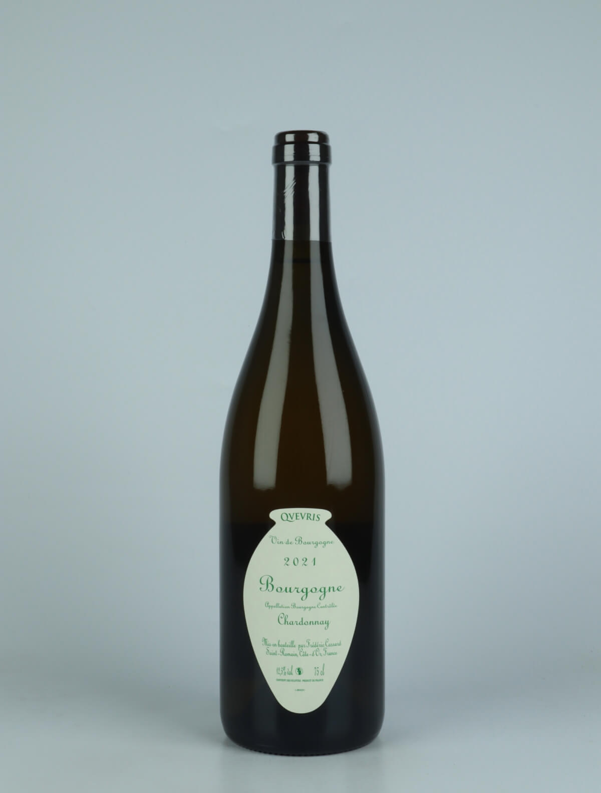 En flaske 2021 Bourgogne Blanc - Bigotes Qvevris Hvidvin fra Frédéric Cossard, Bourgogne i Frankrig