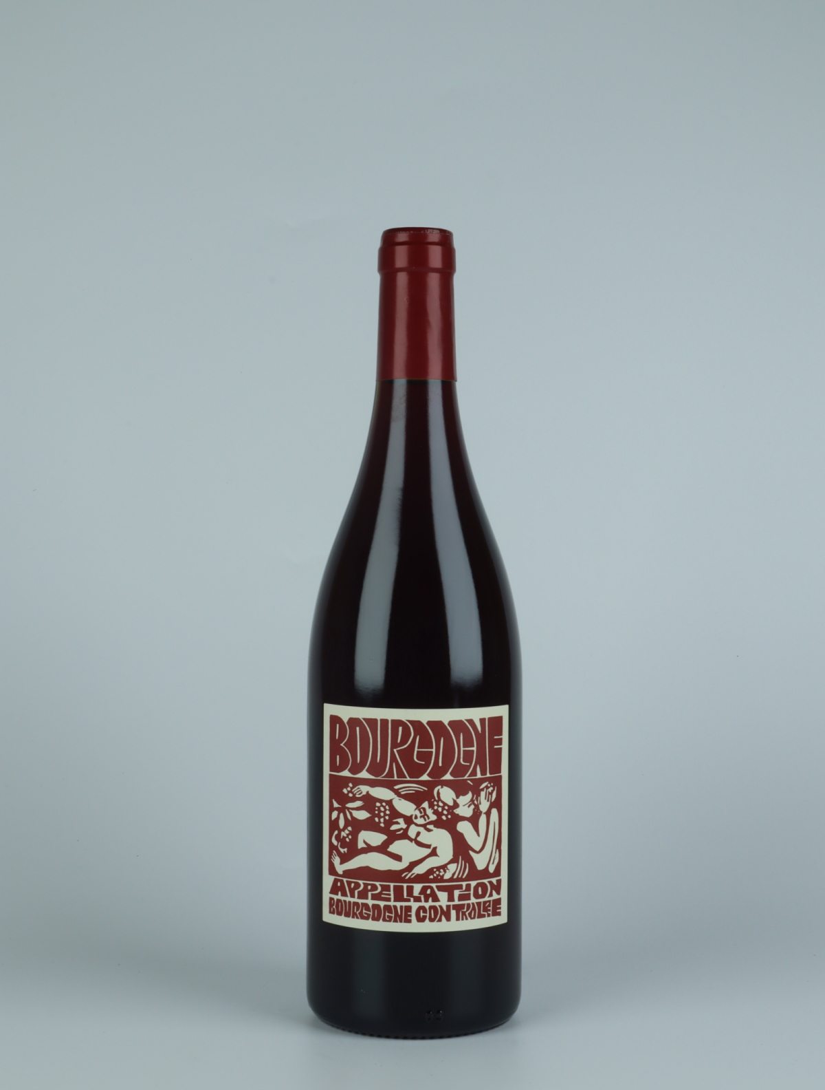 A bottle 2021 Bourgogne Rouge Red wine from La Sœur Cadette, Burgundy in France