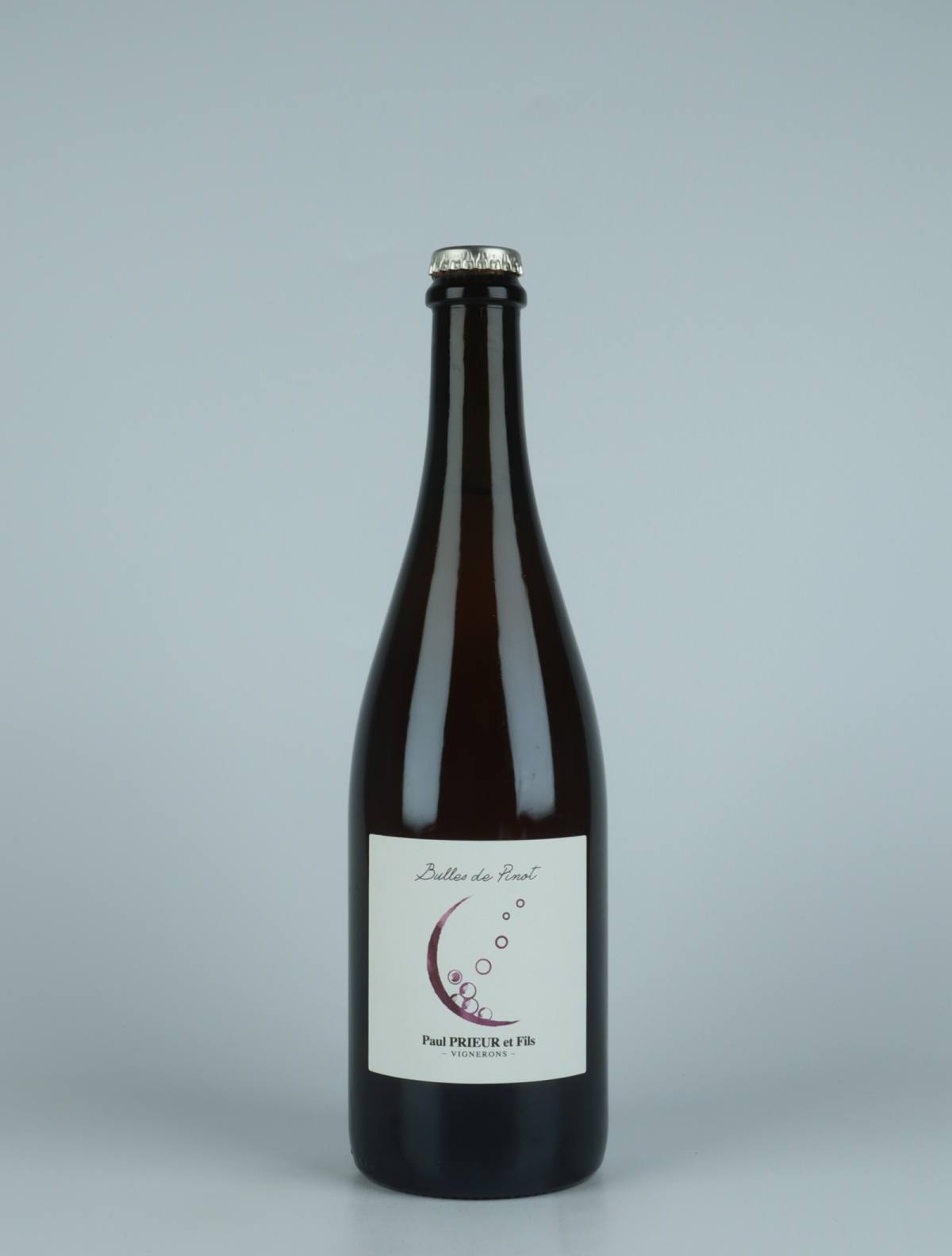En flaske 2021 Bulles de Pinot Mousserende fra Paul Prieur et Fils, Loire i Frankrig