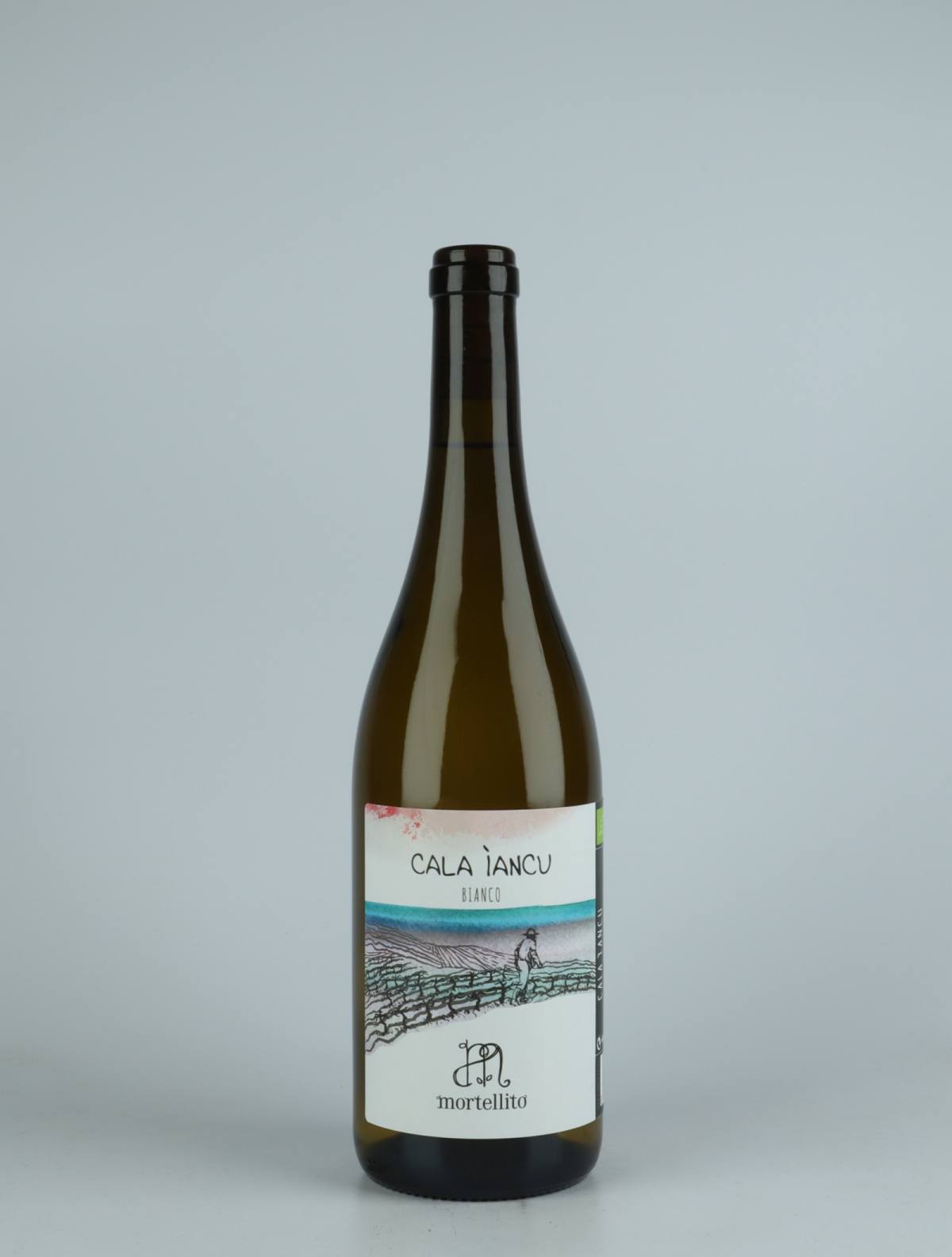 A bottle 2021 Cala Iancu - Bianco White wine from Il Mortellito, Sicily in Italy