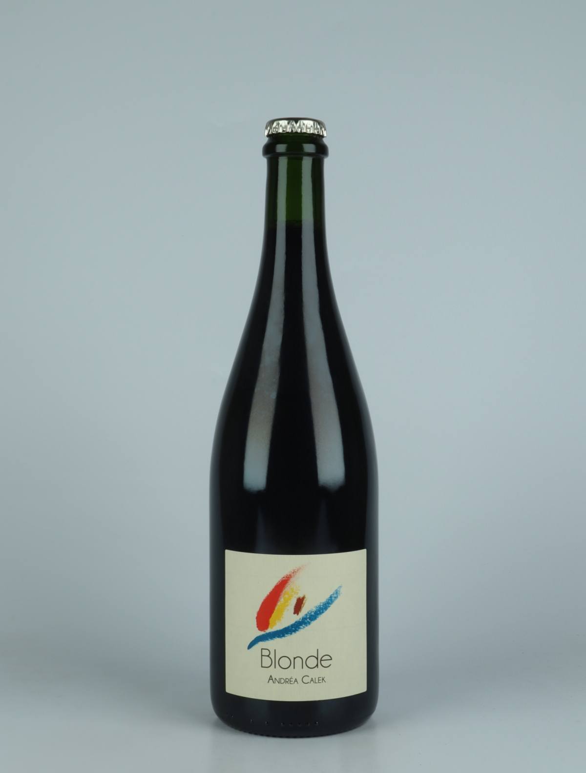 A bottle 2021 Ceci n'est pas une Blonde Sparkling from Andrea Calek, Ardèche in France