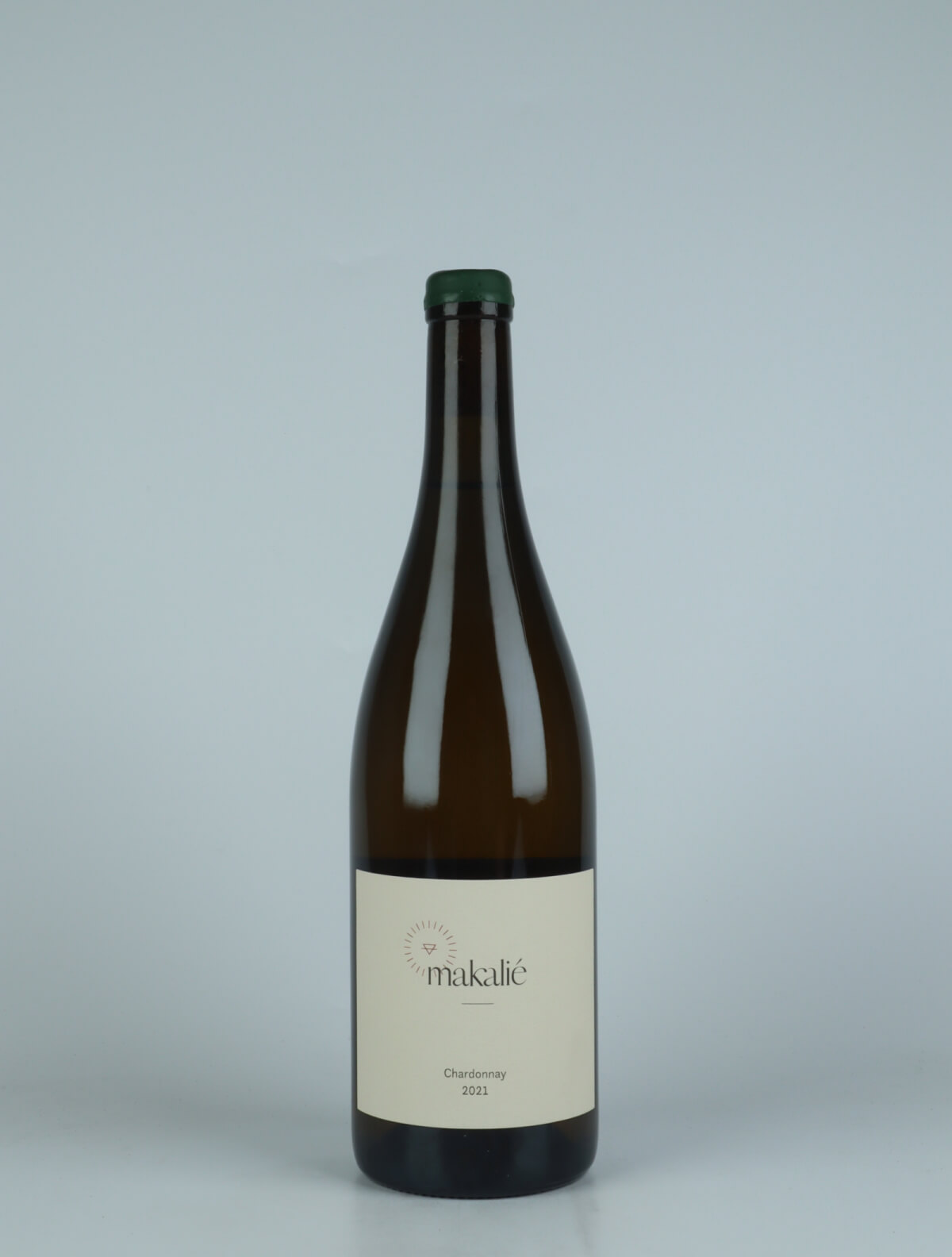 En flaske 2021 Chardonnay Hvidvin fra Makalié, Baden i Tyskland