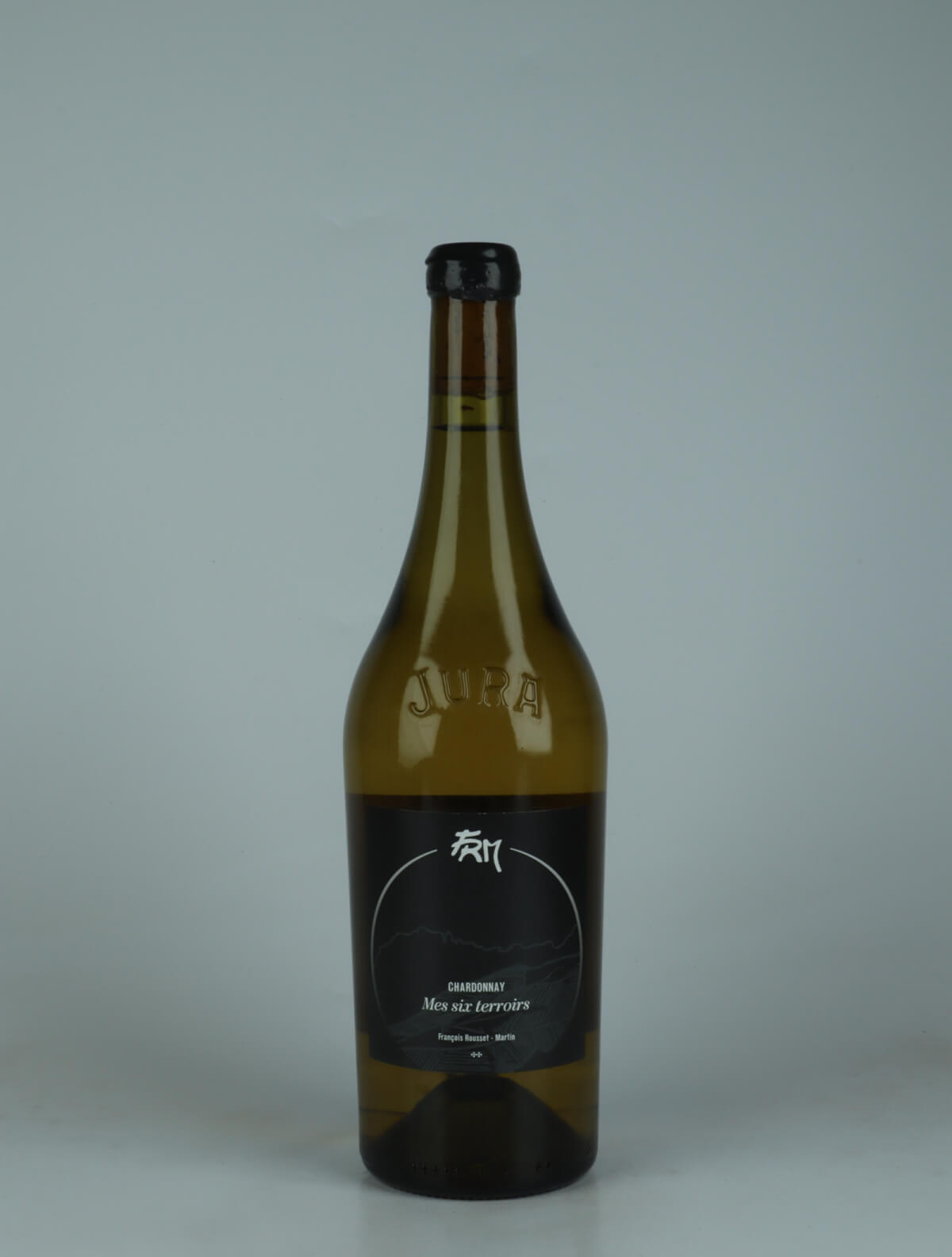 A bottle 2021 Chardonnay - Mes 6 Terroirs White wine from François Rousset-Martin, Jura in France