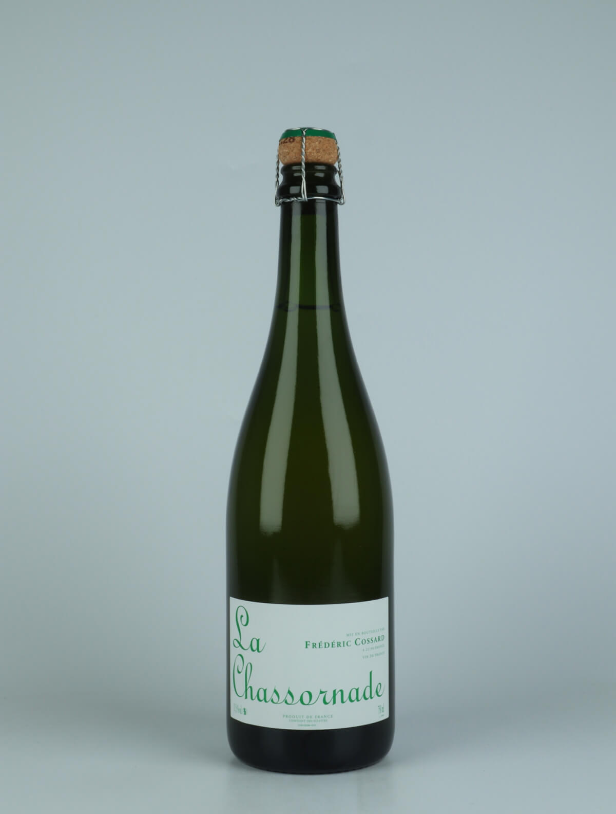 A bottle 2021 Chassornade Sparkling from Frédéric Cossard, Burgundy in France