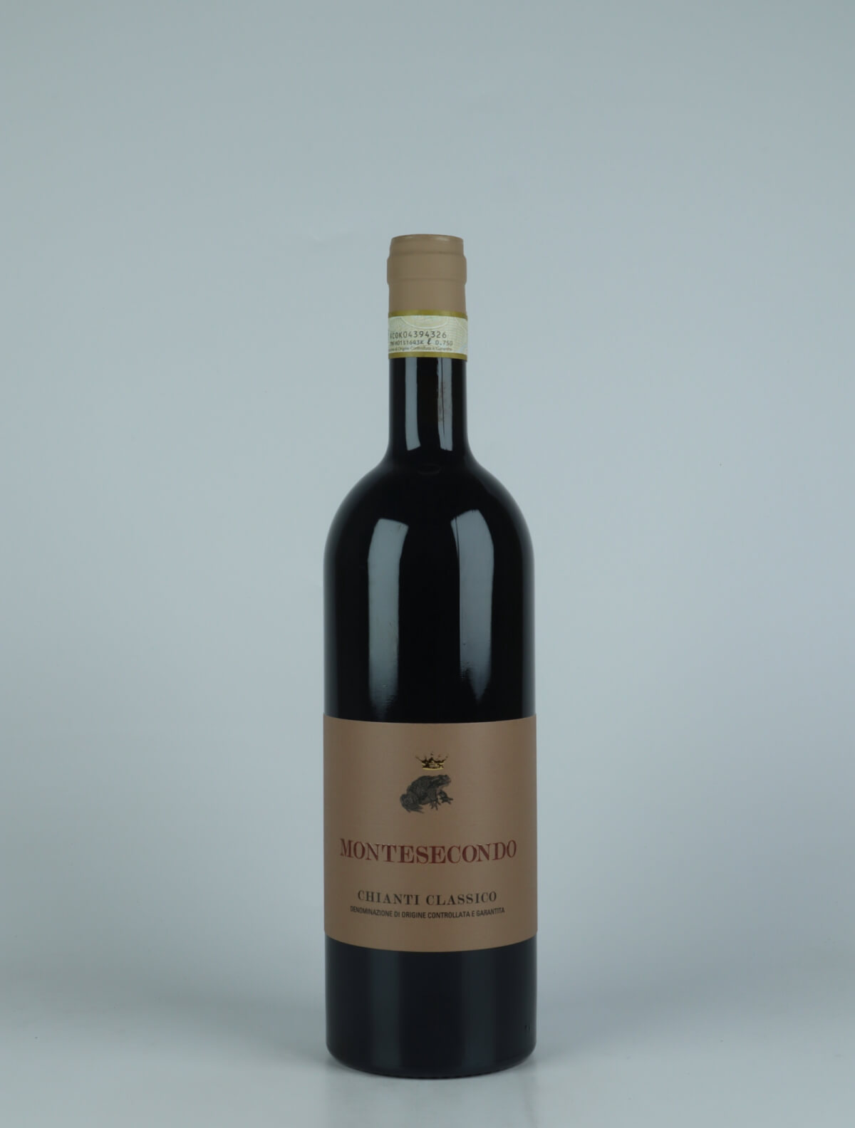 En flaske 2021 Chianti Classico Rødvin fra Montesecondo, Toscana i Italien