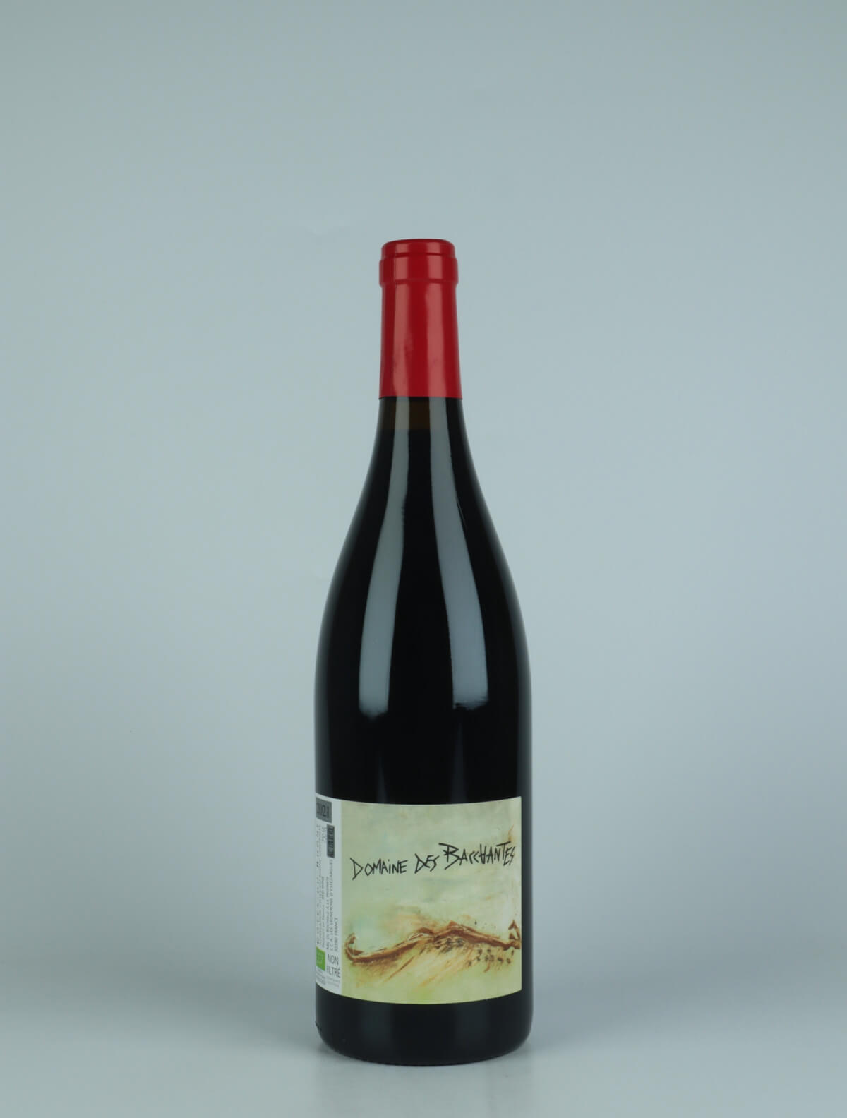 A bottle 2021 Côtes du Rhône - Domaine des Bacchantes Red wine from Les Vignerons d’Estézargues, Rhône in France