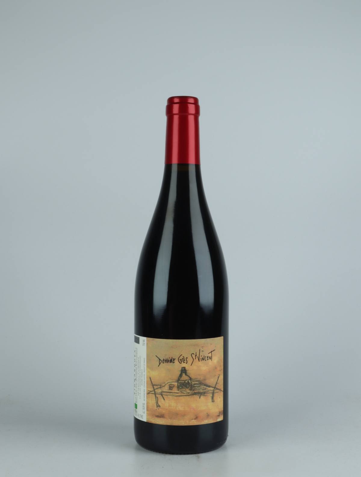 En flaske 2021 Côtes du Rhône - Grès St Vincent Rødvin fra Les Vignerons d’Estézargues, Rhône i Frankrig