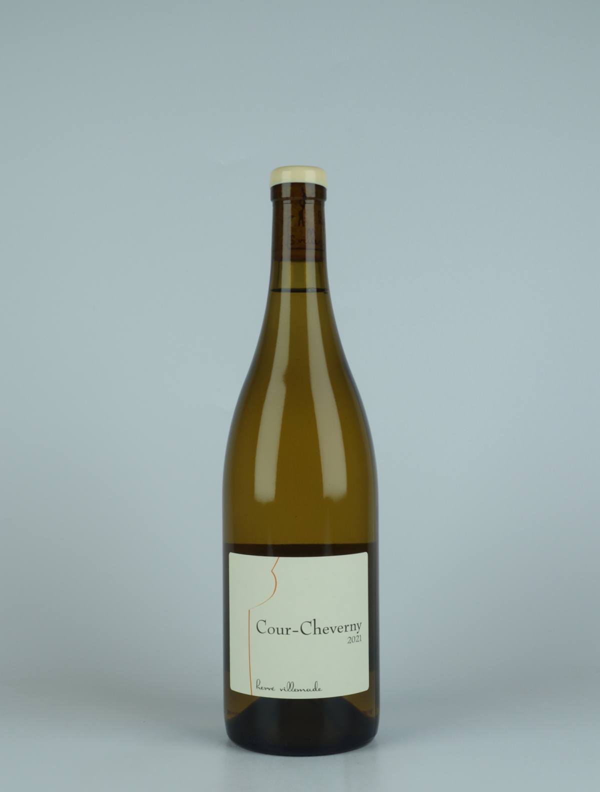 En flaske 2021 Cour-Cheverny - Domaine Hvidvin fra Hervé Villemade, Loire i Frankrig
