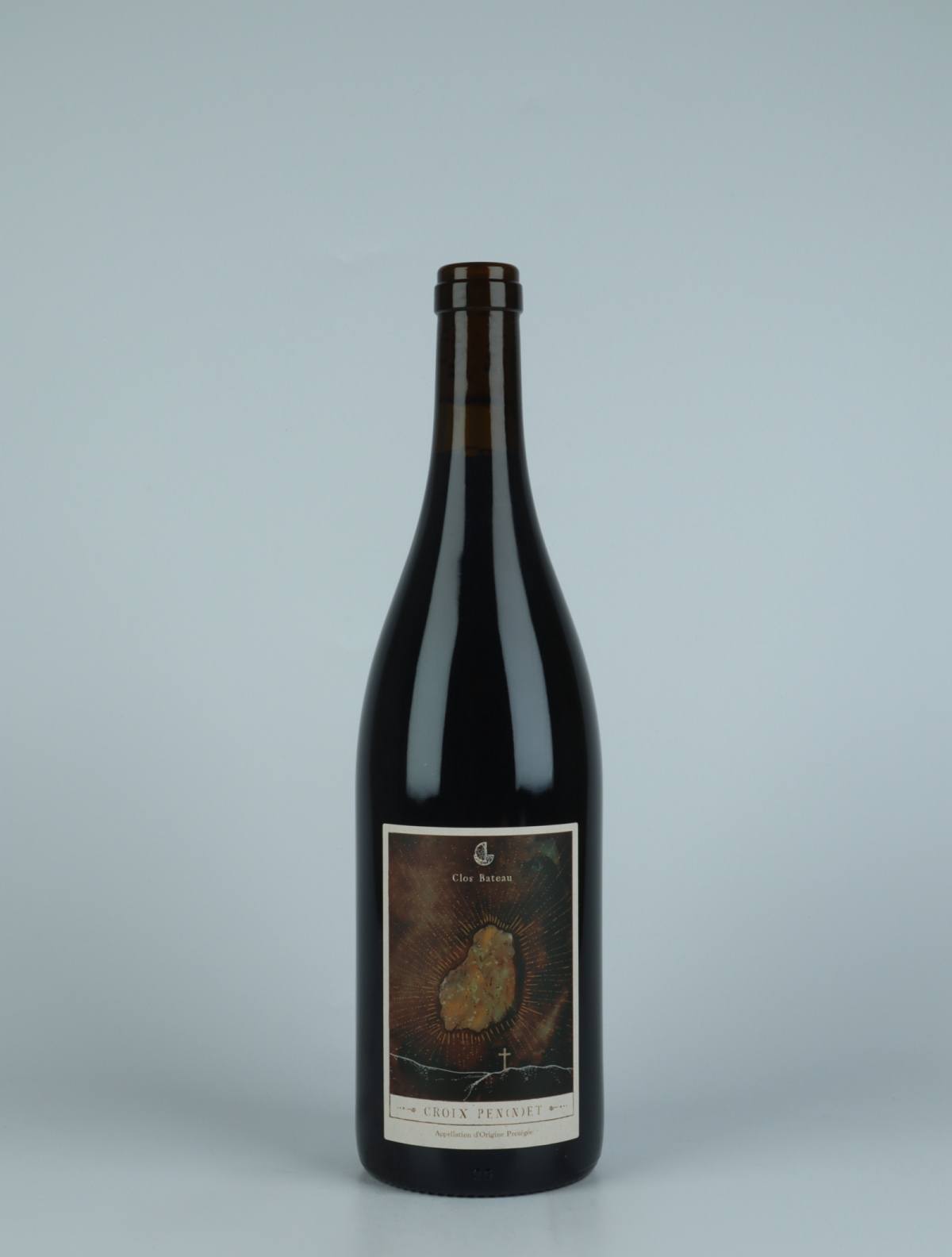 En flaske 2021 Croix Pennet Rødvin fra Clos Bateau, Beaujolais i Frankrig