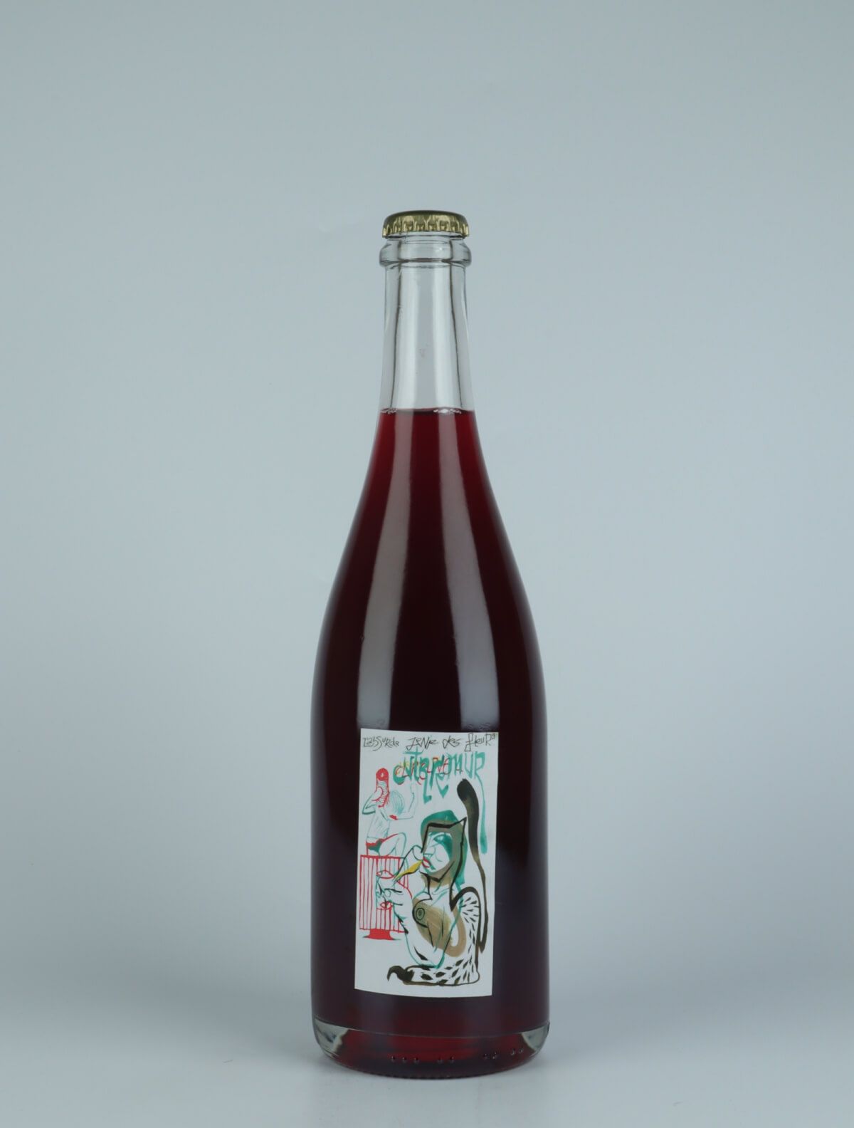 A bottle 2021 Cutremur Red wine from Absurde Génie des Fleurs, Languedoc in France