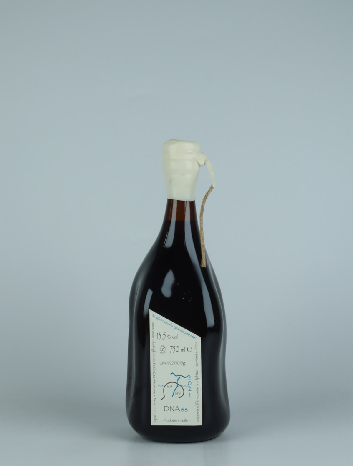 En flaske 2021 DNAss Rødvin fra Fabio Gea, Piemonte i Italien
