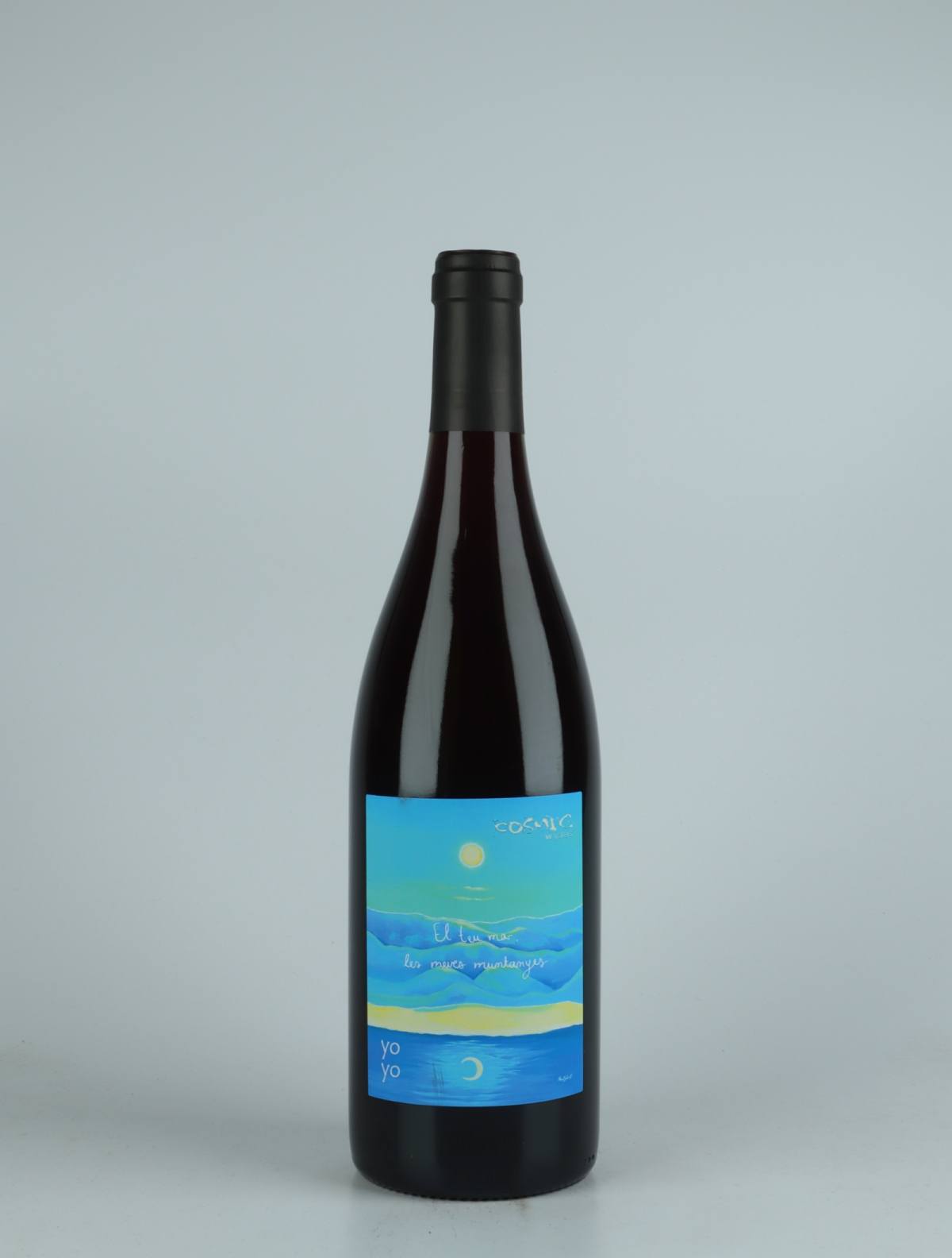 A bottle 2021 El teu mar, les meves muntanyes Red wine from Domaine Yoyo, Rousillon in France