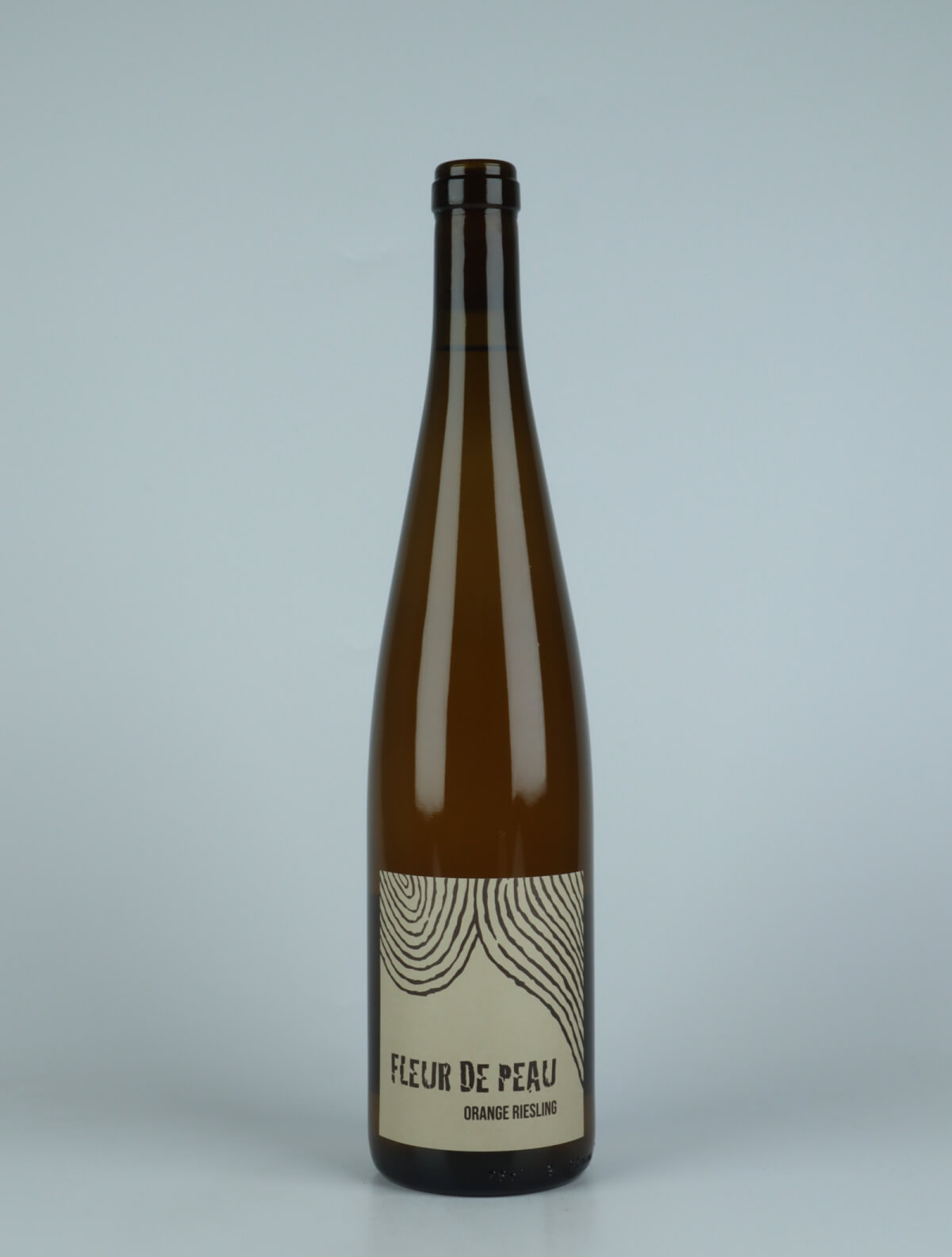 A bottle 2021 Fleur de Peau Orange wine from Ruhlmann Dirringer, Alsace in France