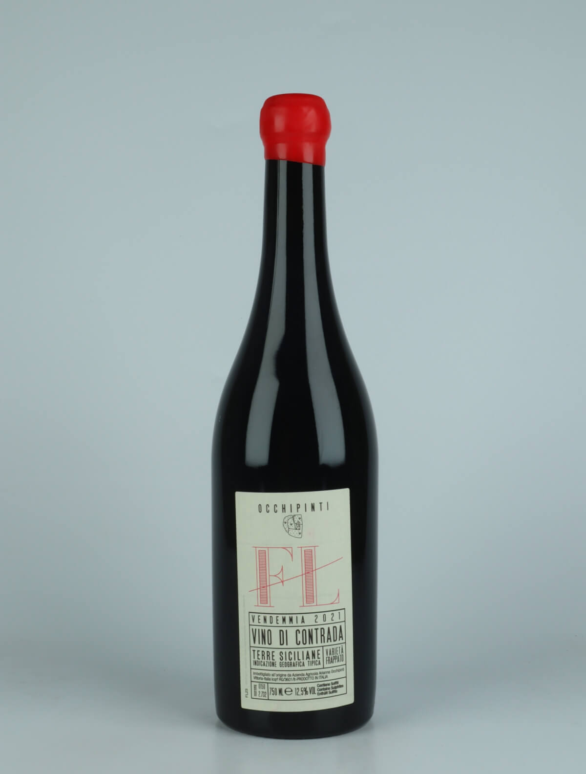 A bottle 2021 Fossa di Lupo Red wine from Arianna Occhipinti, Sicily in Italy