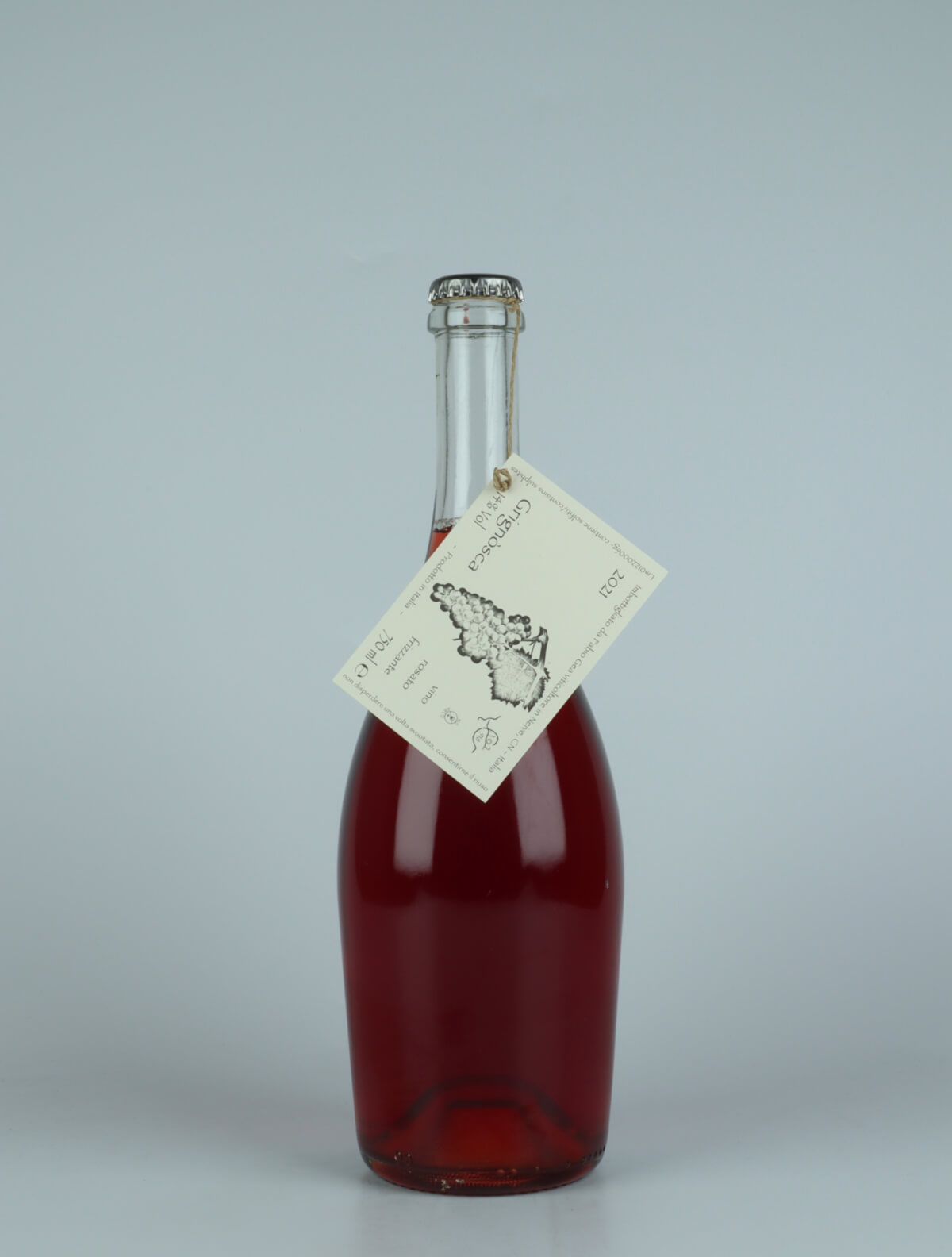 A bottle 2021 Grignosca Sparkling from Fabio Gea, Piedmont in Italy