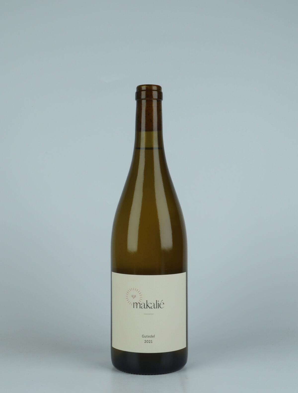 A bottle 2021 Gutedel White wine from Makalié, Baden in Germany