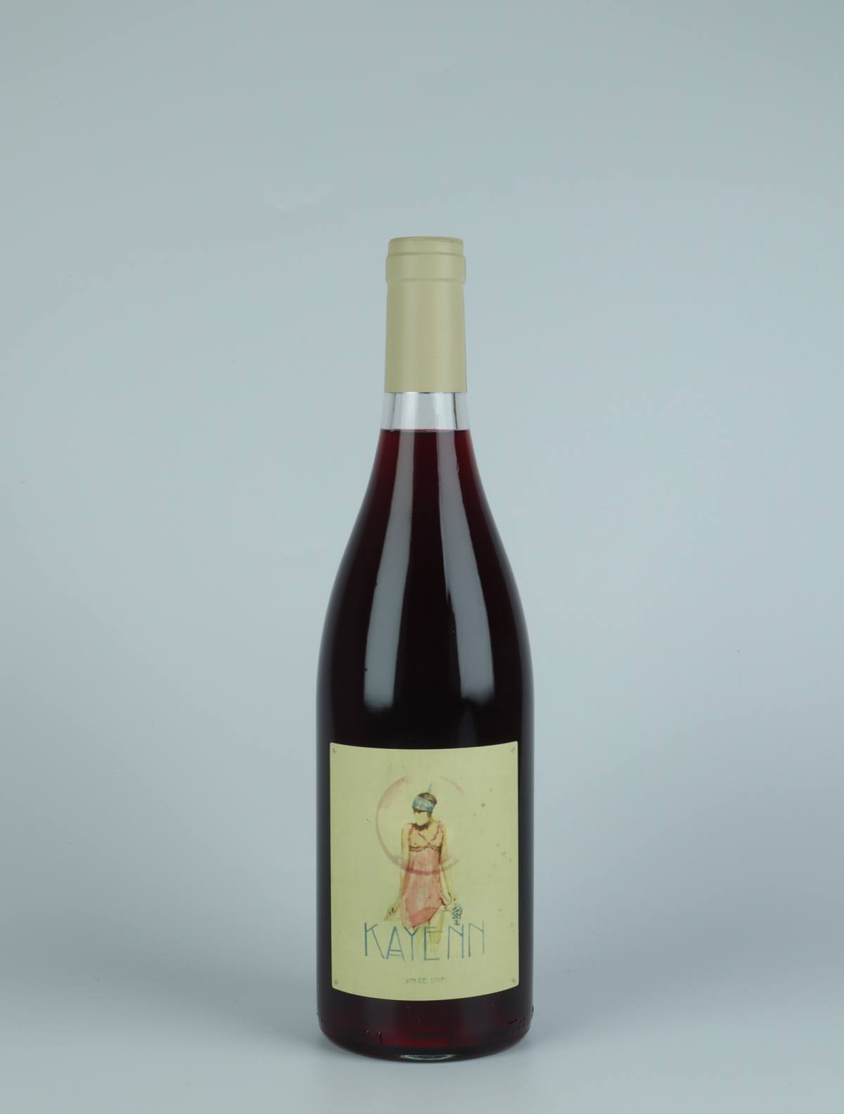 A bottle 2021 Kayenn Red wine from Domaine Bobinet, Loire in France