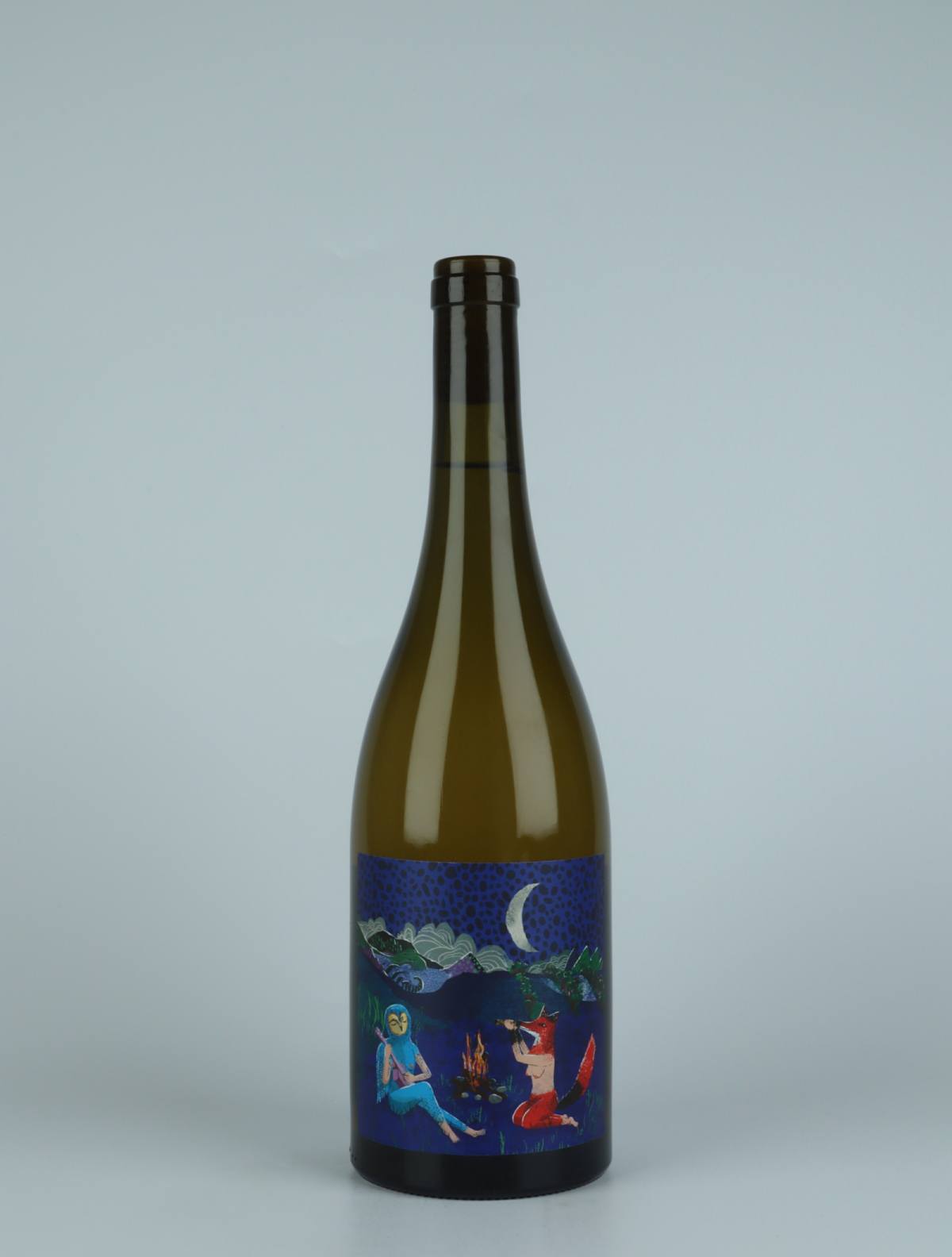 A bottle 2021 Luna Nueva Orange wine from Kindeli, Nelson in New Zealand