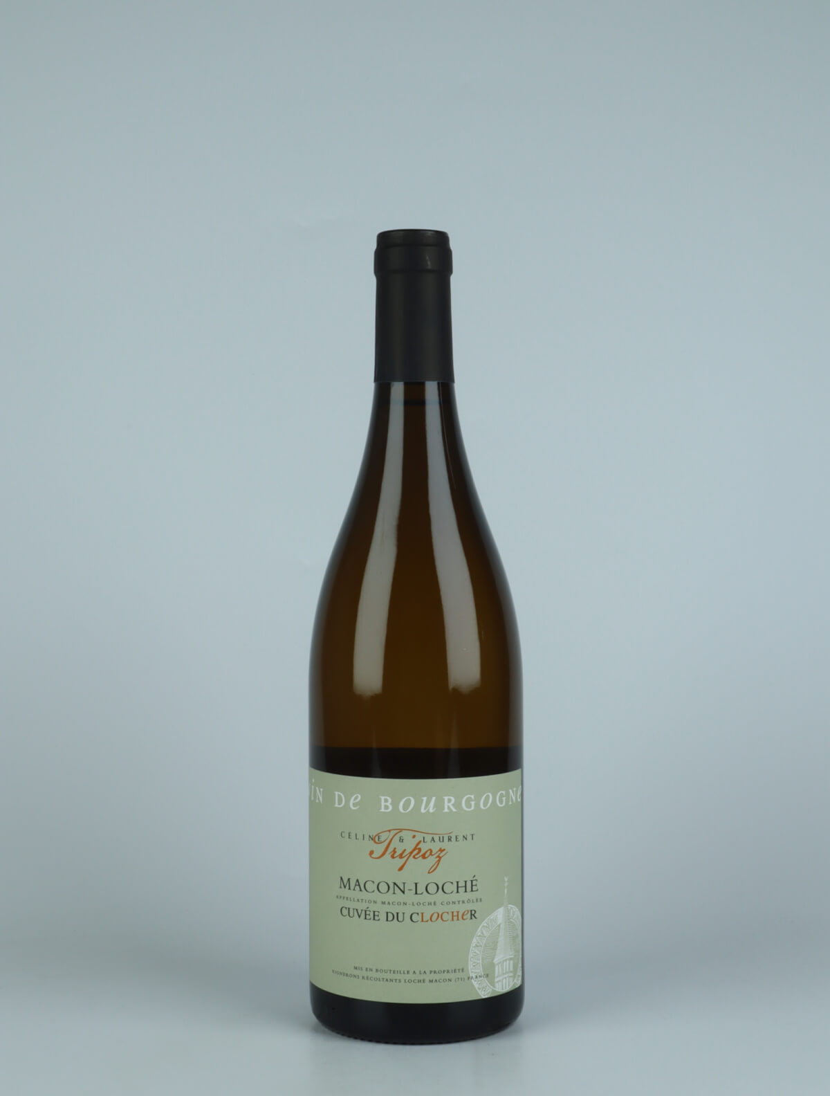 A bottle 2021 Mâcon-Loché - Cuvée du Clocher White wine from Céline & Laurent Tripoz, Burgundy in France