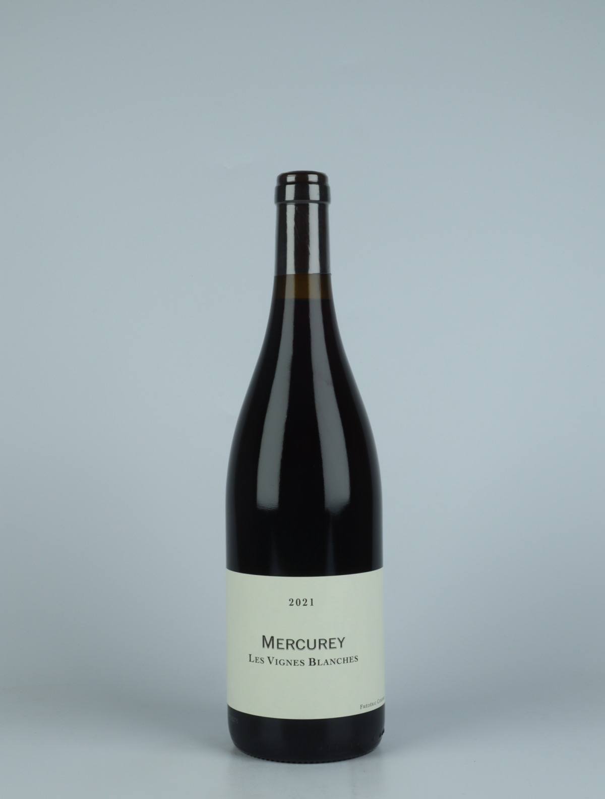A bottle 2021 Mercurey - Les Vignes Blanches - Qvevris Red wine from Frédéric Cossard, Burgundy in France