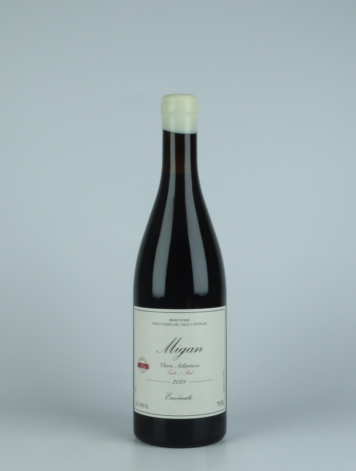 A bottle 2021 Migan - Tenerife Red wine from Envínate,  in Spain