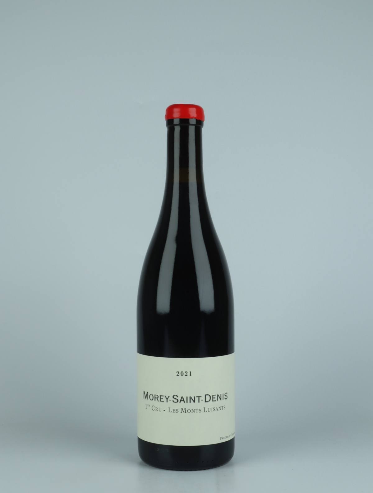 A bottle 2021 Morey Saint Denis 1. Cru - Les Monts Luisants Red wine from Frédéric Cossard, Burgundy in France