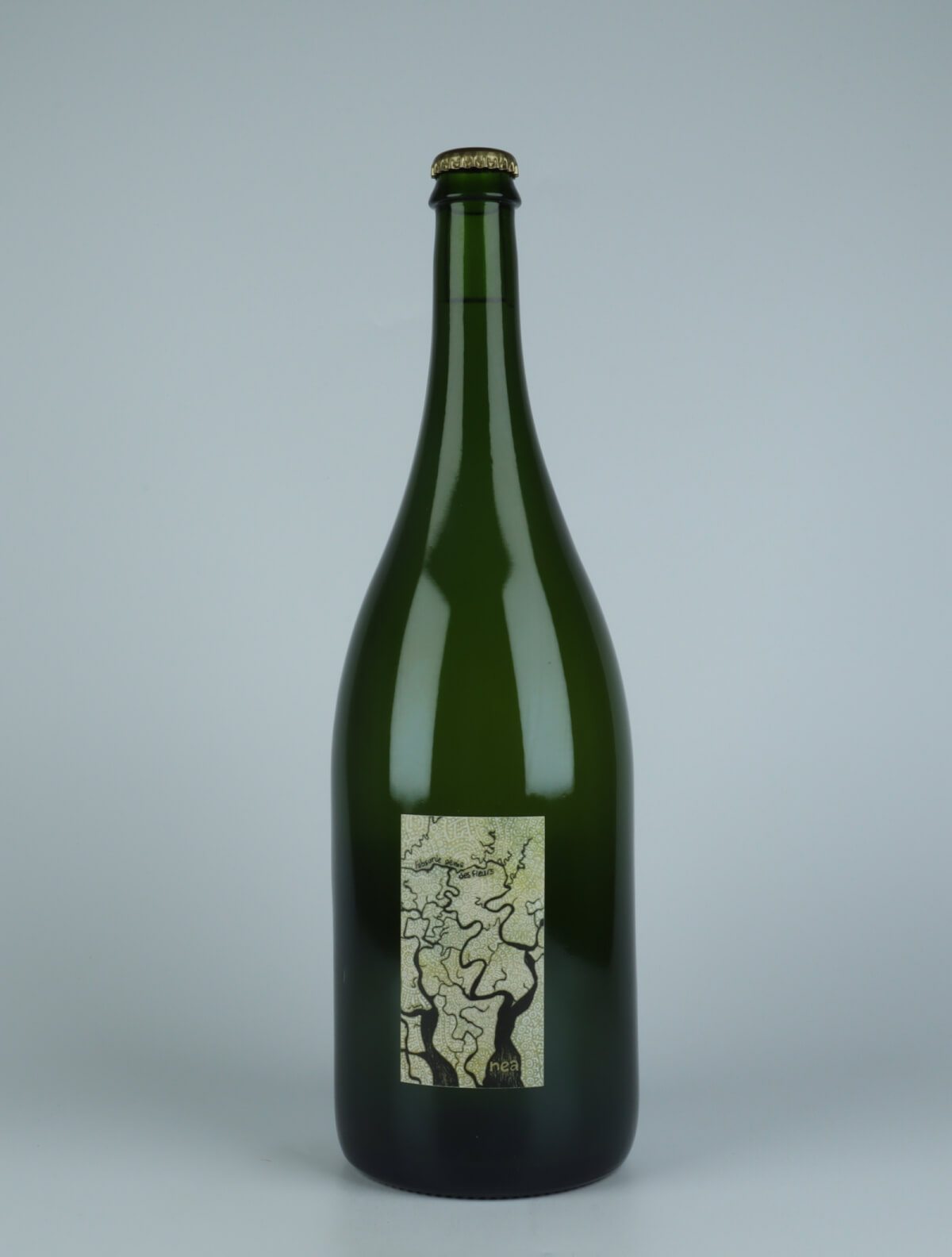 A bottle 2021 Nea White wine from Absurde Génie des Fleurs, Languedoc in France